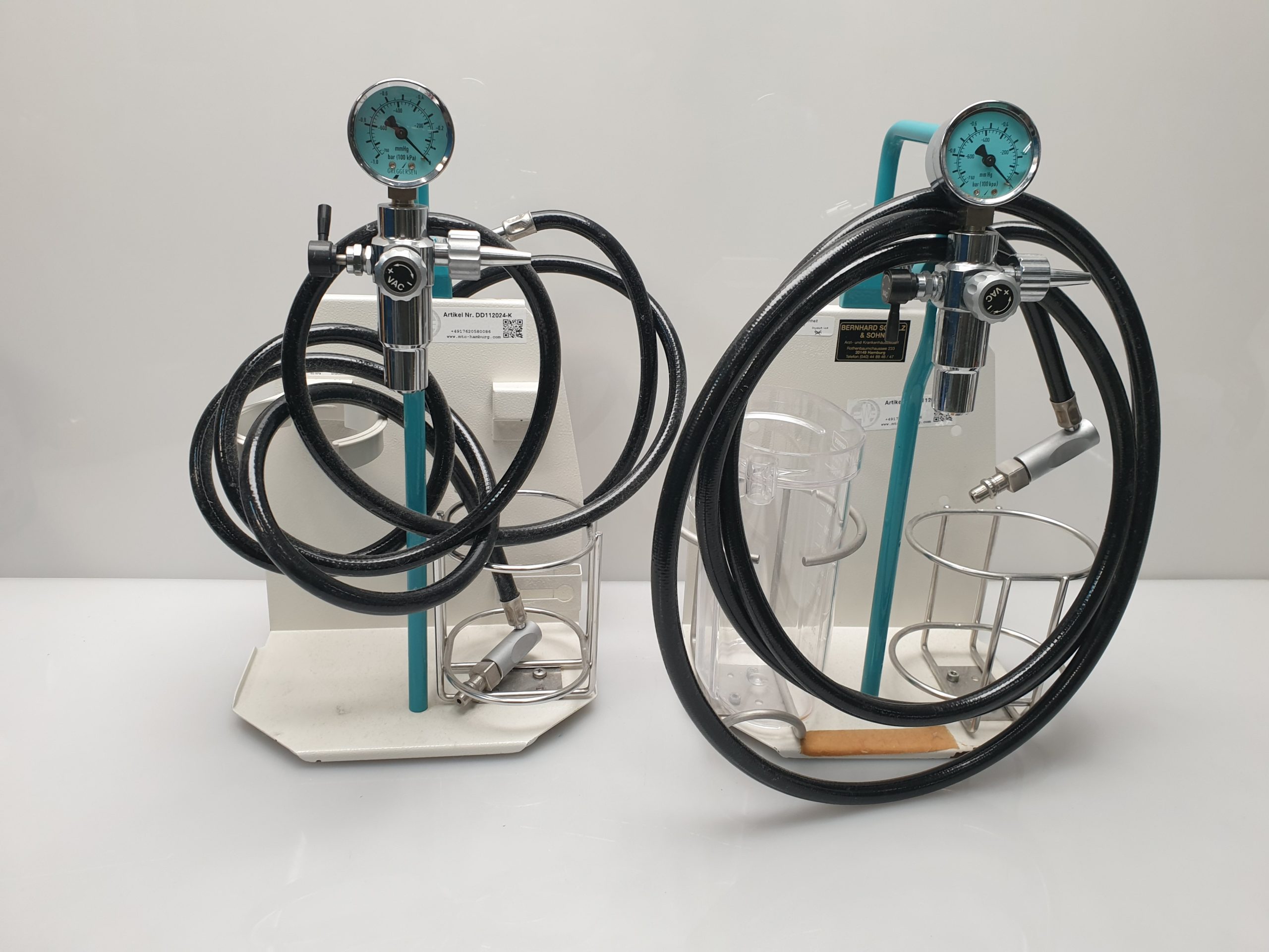 Gregersen Absauger mit Manometer — image 1 of 8