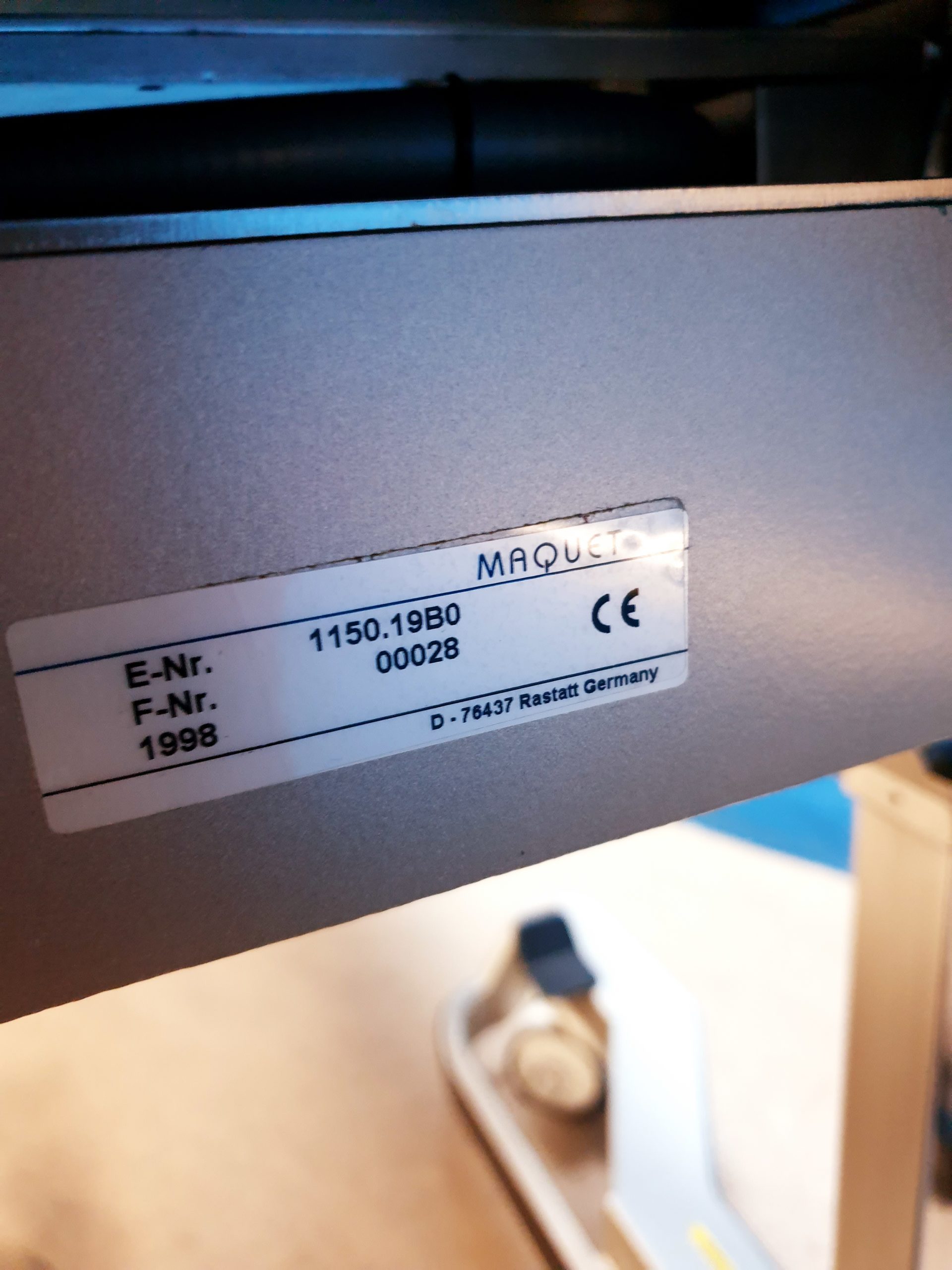 Maquet 1140.61C0 Lafette Transport Operationstisch OP Tisch mit 1150.19B0 Tischplatte thumbnail 10