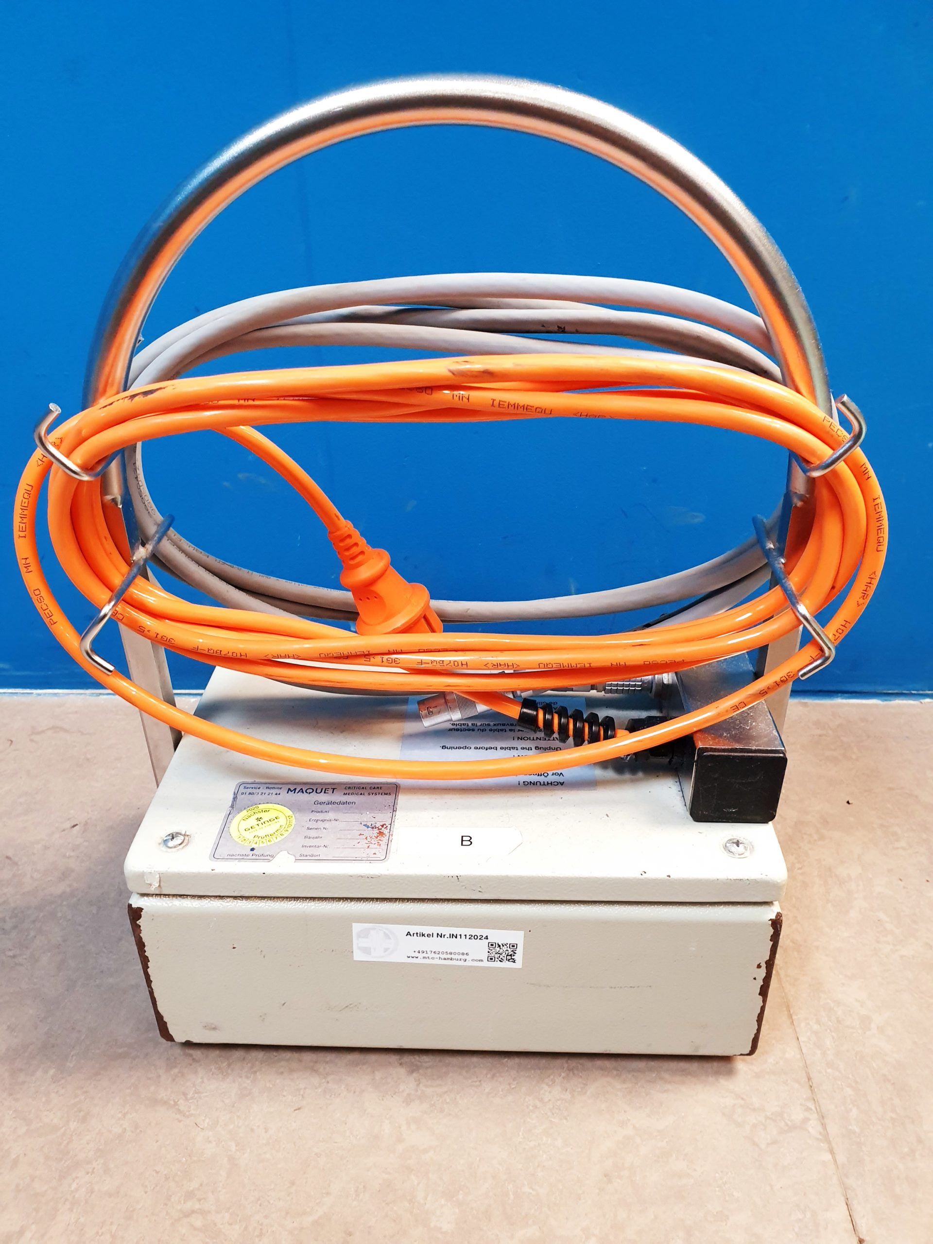 Maquet 1150.10A0 + 1150.01CO + Ladegerät – Mobiles System – Fahrbar thumbnail 19