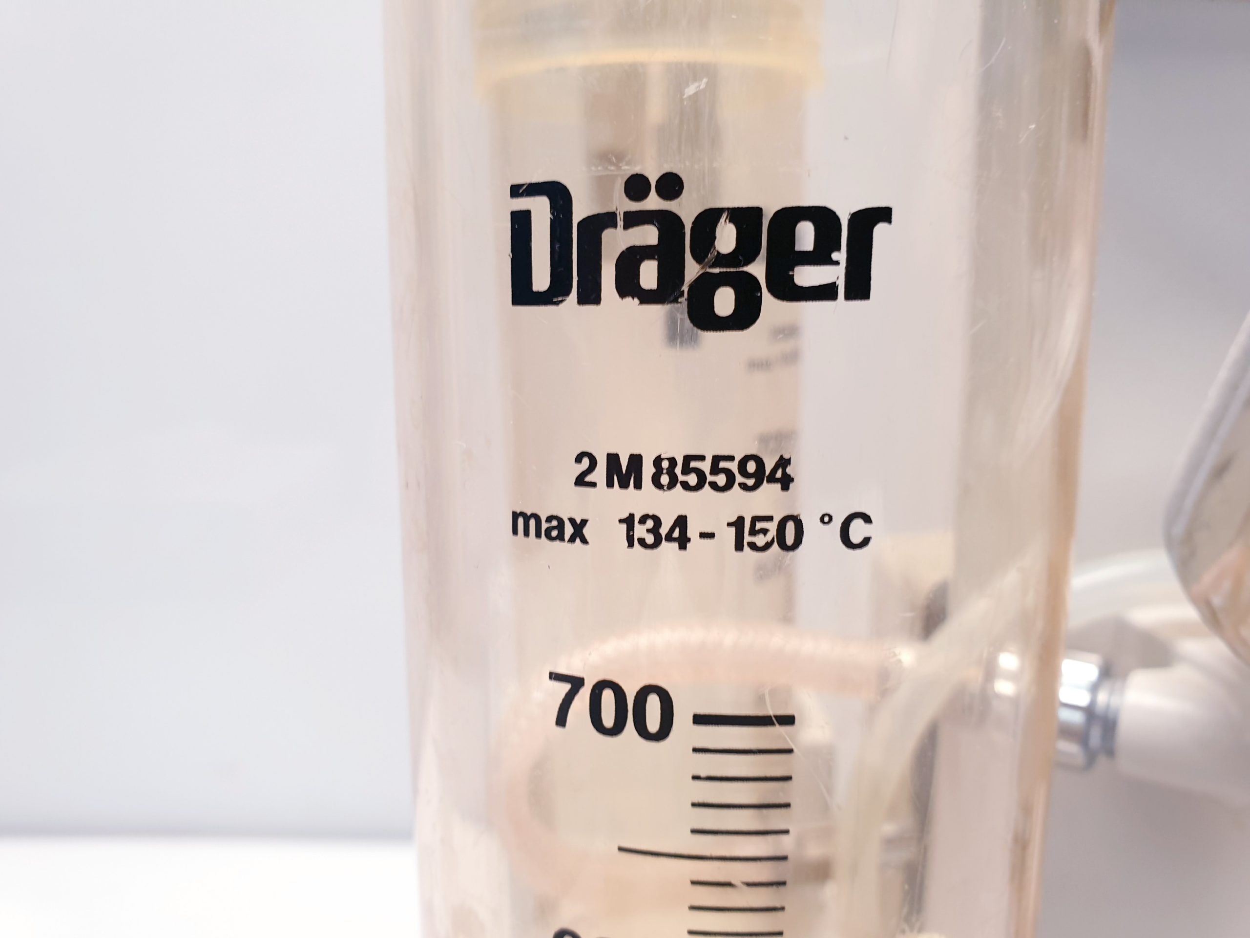 Dräger Behälter Bronchussauger mit Deckel und Manometer – Tragbar thumbnail 10