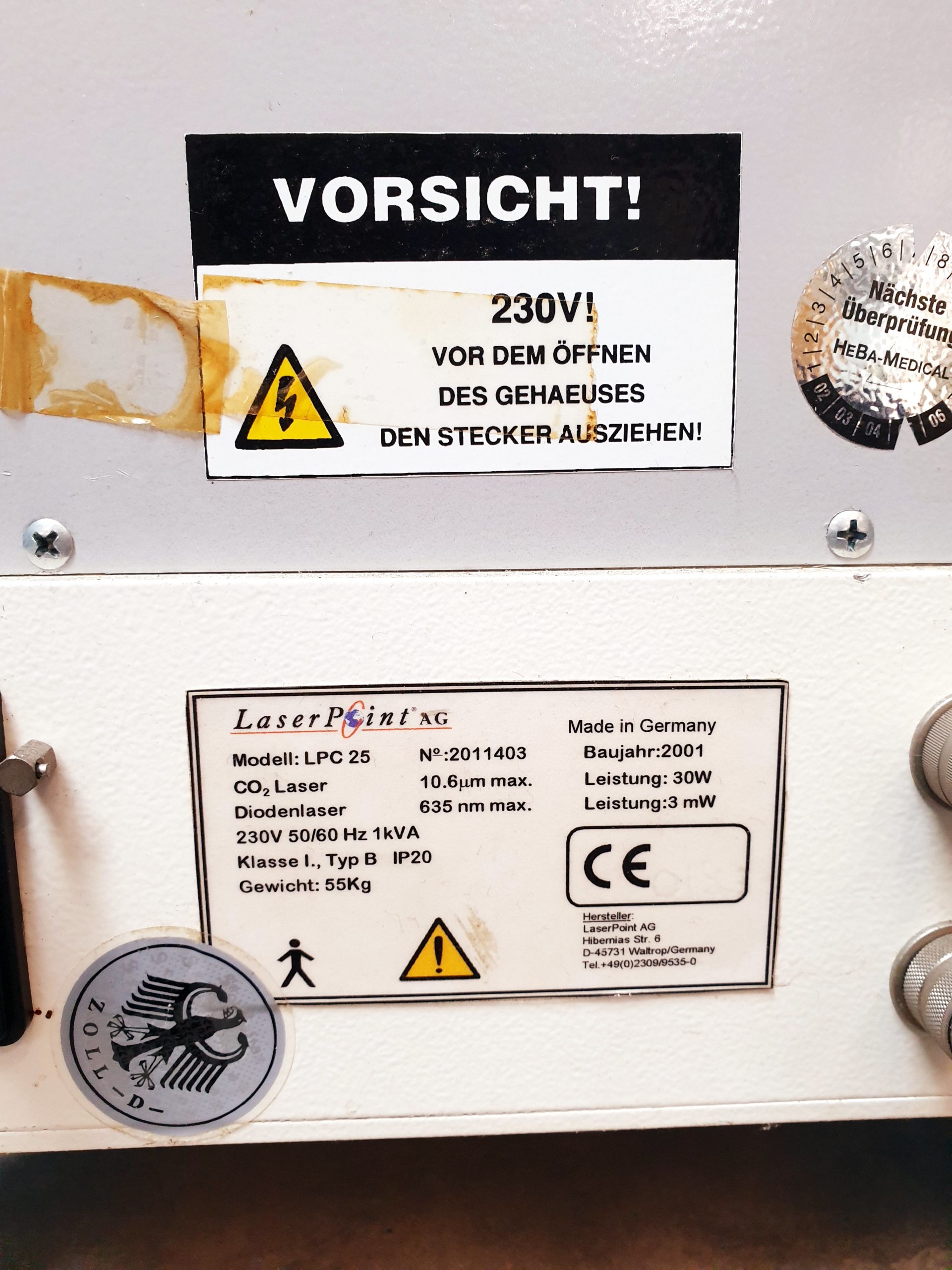 LaserPoint AG LPC 25 LPC25N – defekt thumbnail 7