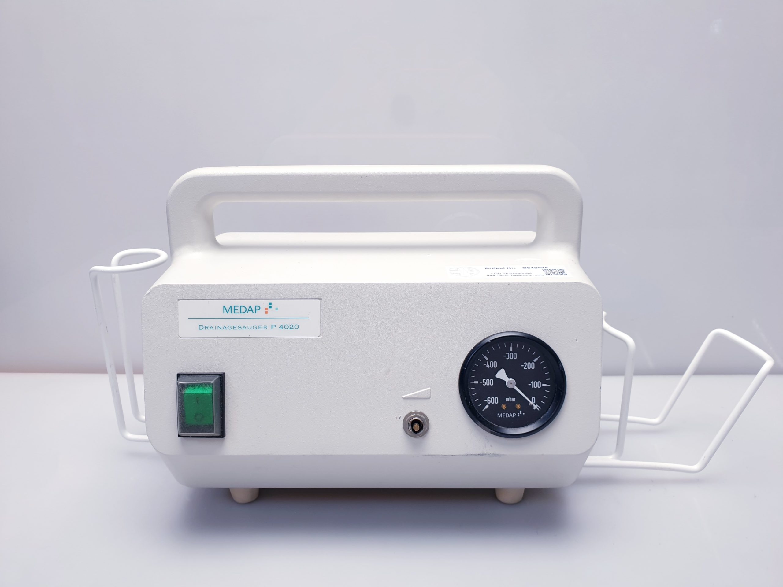 Medap Heraeus Drainagesauger Absaugpumpe Chirurgischer Sauger P 4020 thumbnail 2