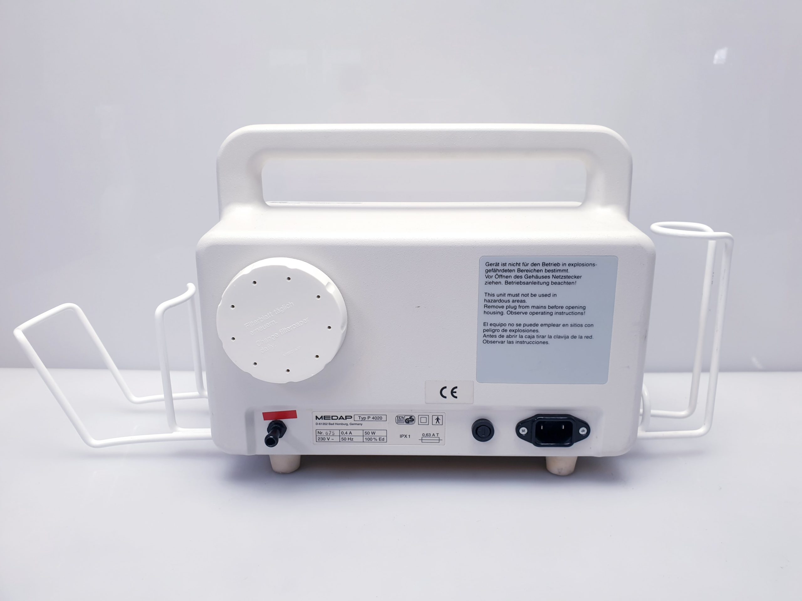 Medap Heraeus Drainagesauger Absaugpumpe Chirurgischer Sauger P 4020 thumbnail 7