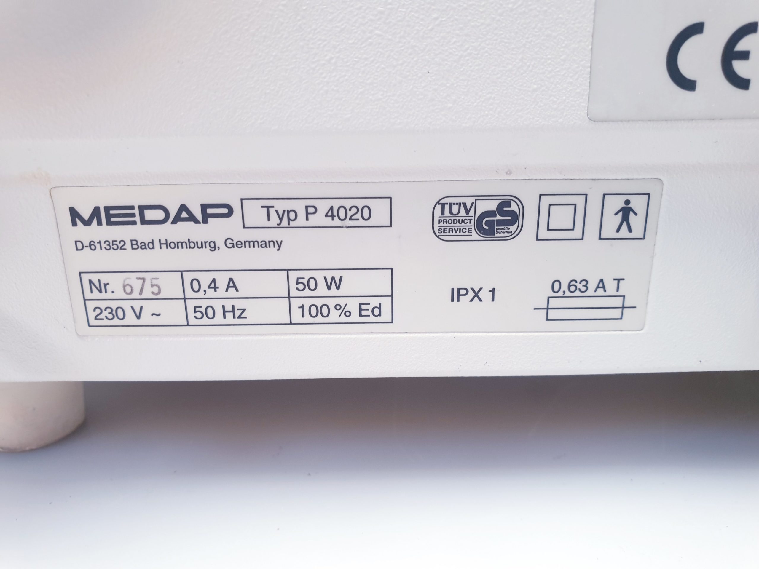 Medap Heraeus Drainagesauger Absaugpumpe Chirurgischer Sauger P 4020 thumbnail 8