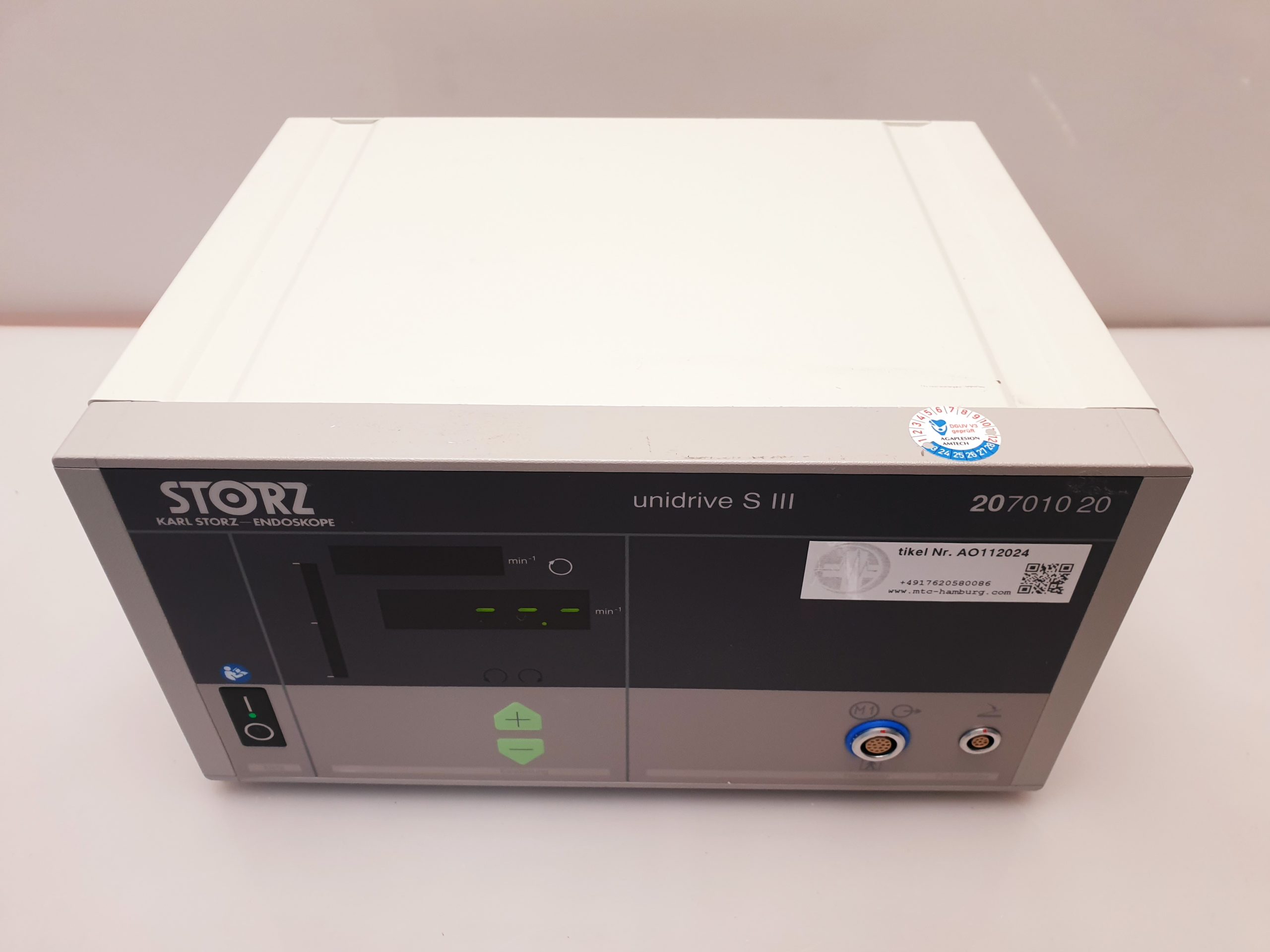 Karl Storz Unidrive S III mit Zubehör Karl storz 207010 20+26713153, Karl storz 26713436, Karl storz 26713038 thumbnail 19
