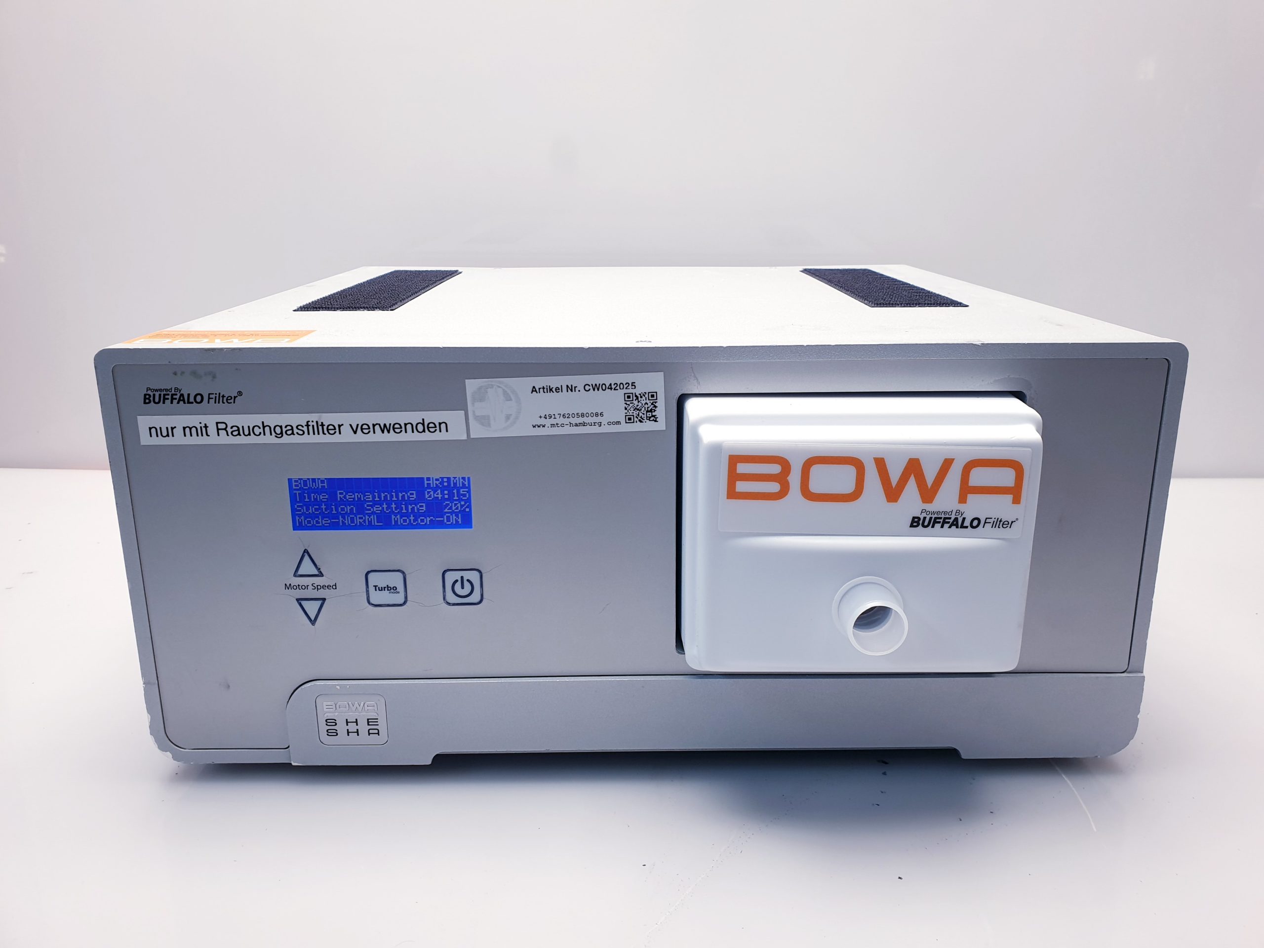 BOWA BUFFALO FILTER 950-000 Smoke evacuation thumbnail 2