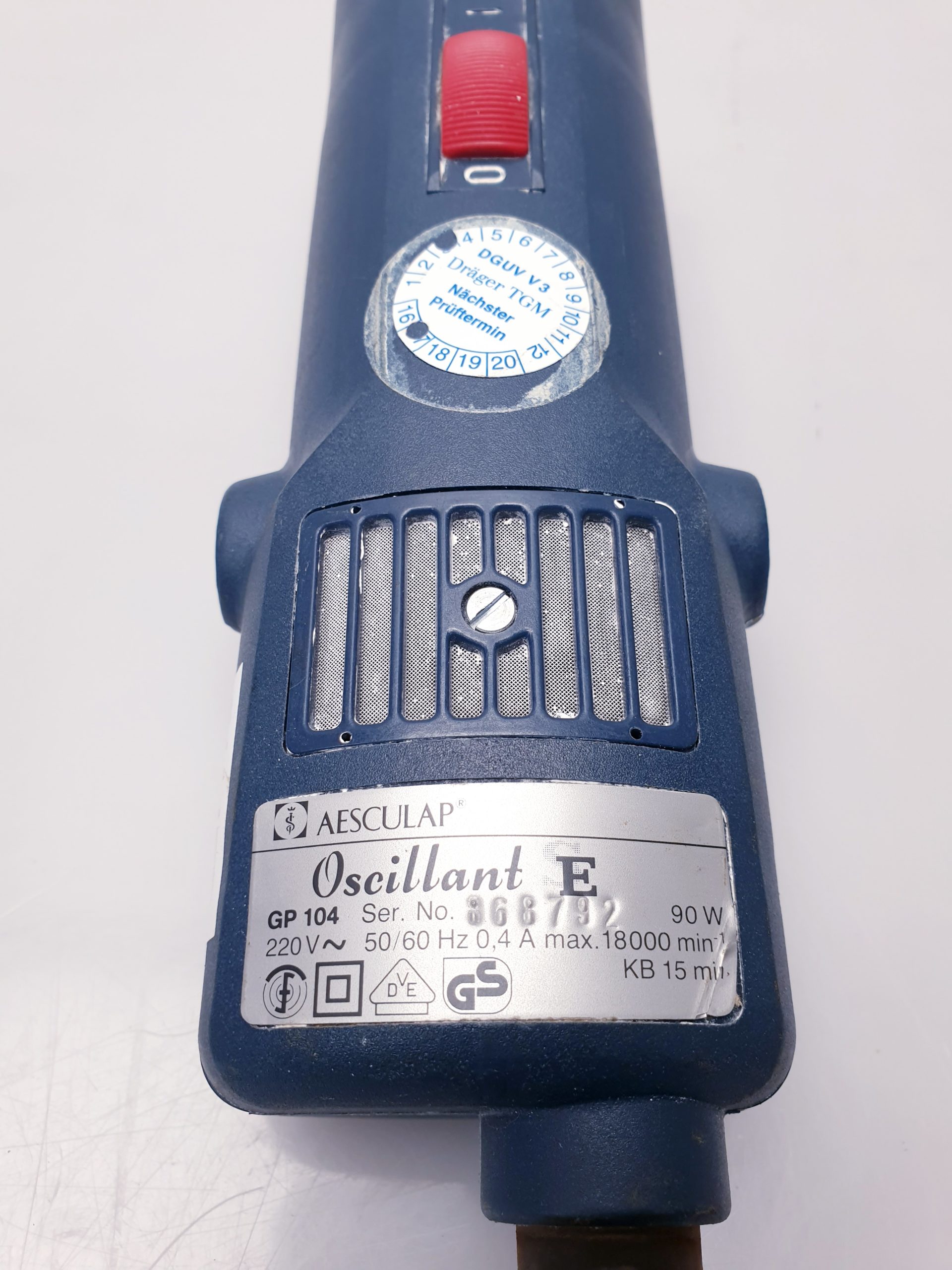 Aesculap Oscillant GP104 GP 104 – 90Watt – Gipssäge thumbnail 6