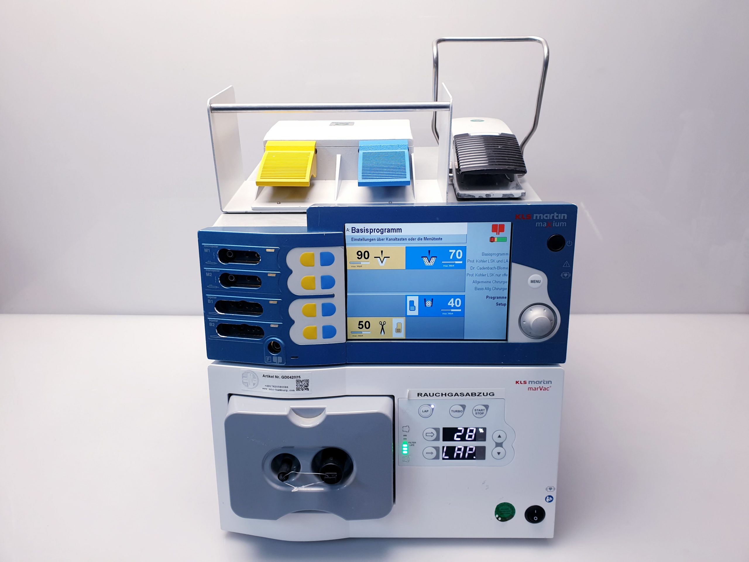 KLS Martin Maxium 402 HF Gerät + marVAC Rauchgasabsaugung — image 1 of 17