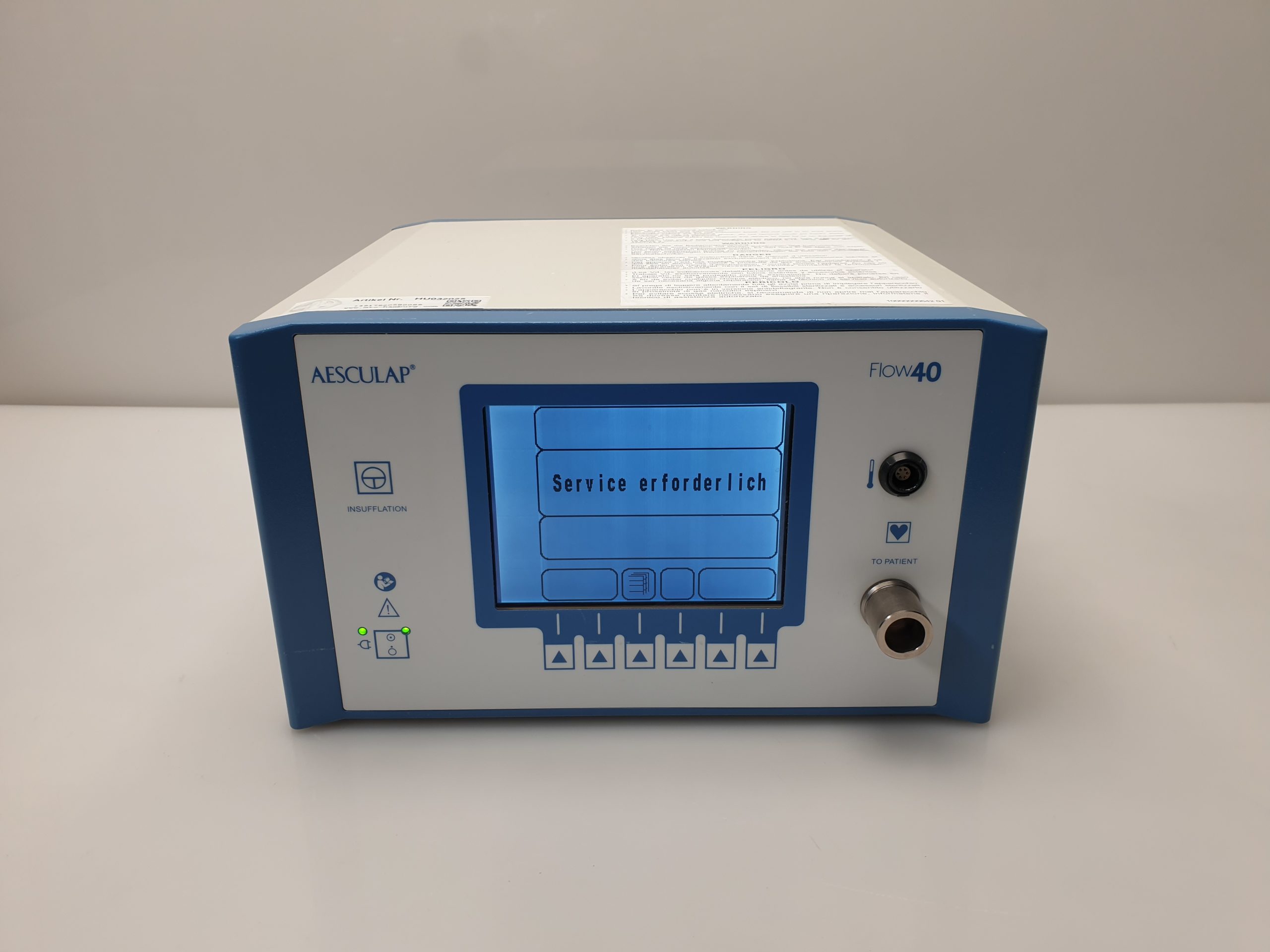 Aescualp Flow 40 PG080 Hochfluss-Insufflator – — image 1 of 7