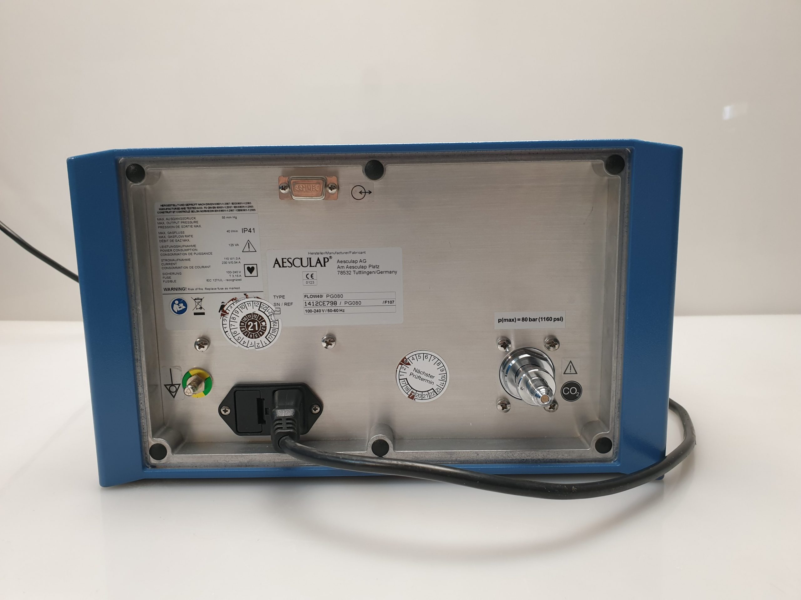Aescualp Flow 40 PG080 Hochfluss-Insufflator – thumbnail 6