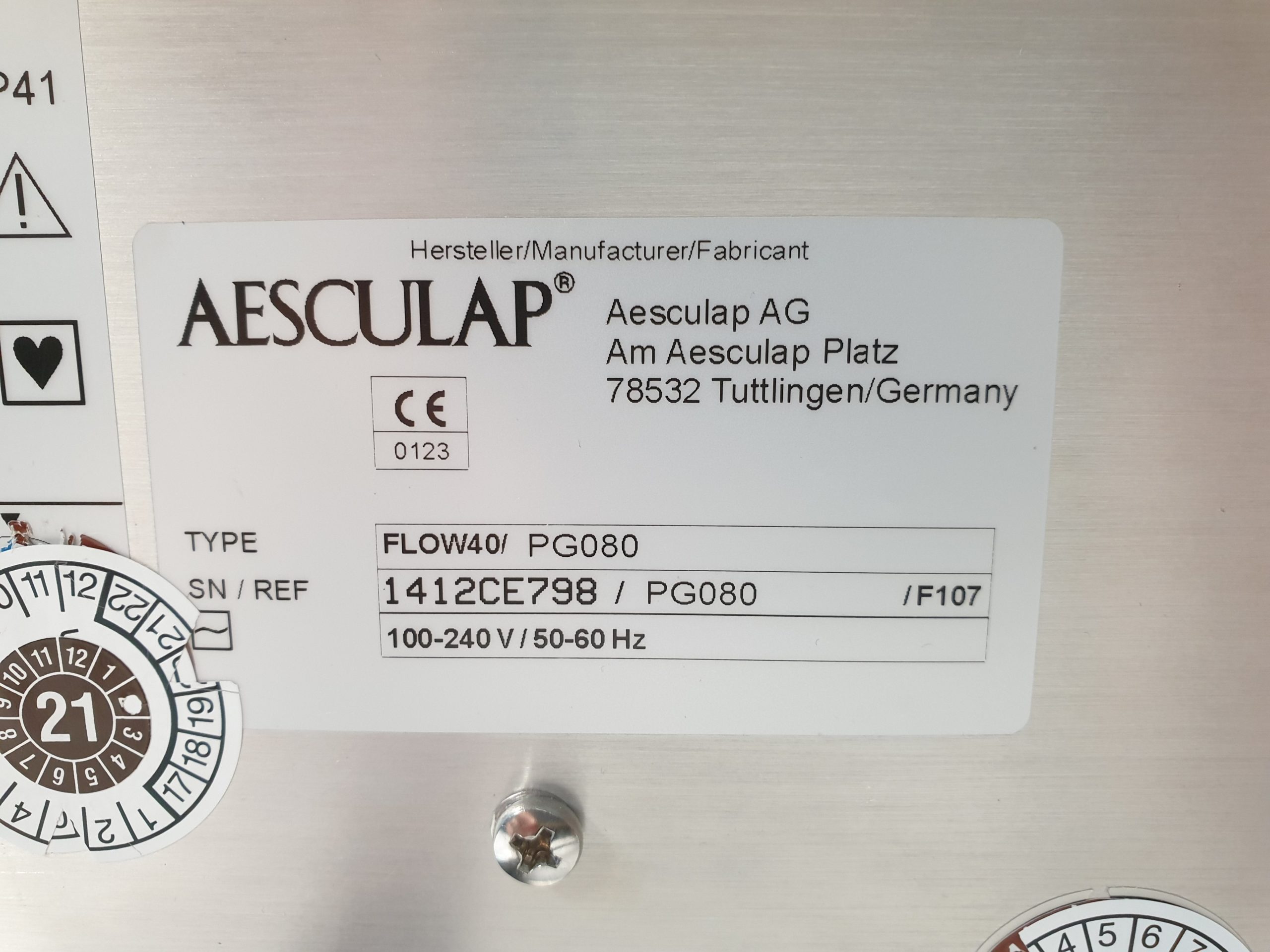 Aescualp Flow 40 PG080 Hochfluss-Insufflator – thumbnail 7