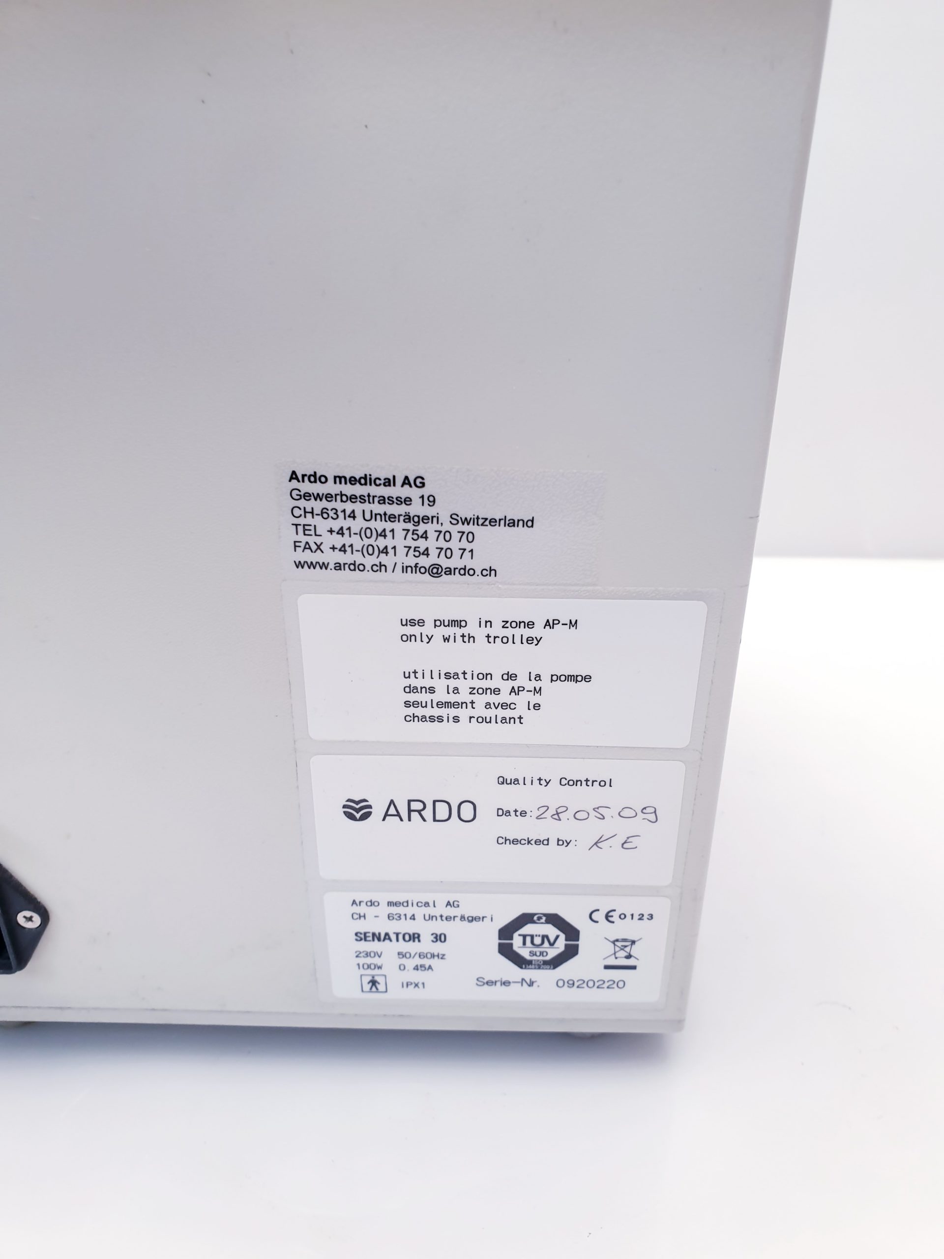 ARDO Senator 30 – Absauger – DEFEKT thumbnail 7