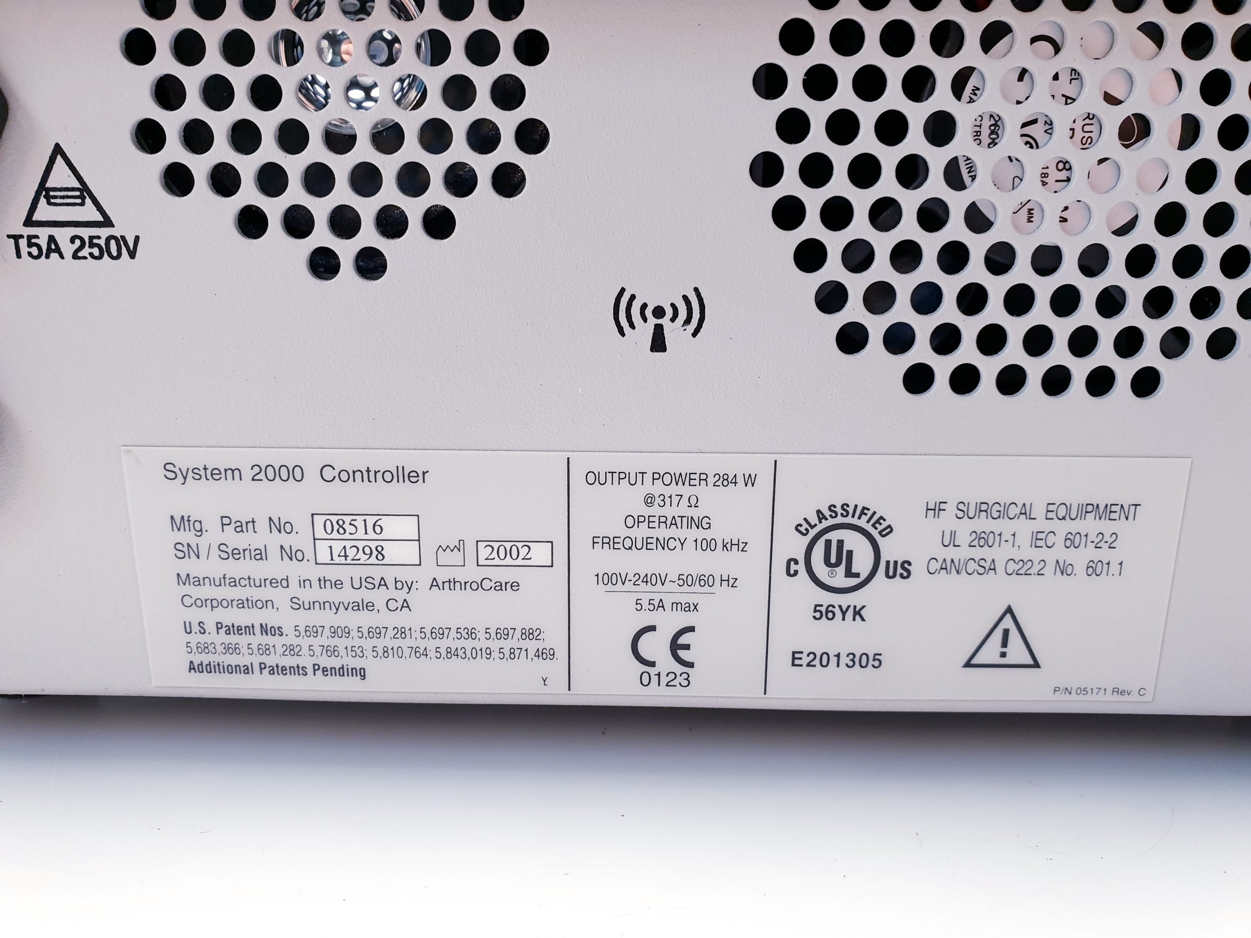 ArthroCare System 2000 Controller thumbnail 6