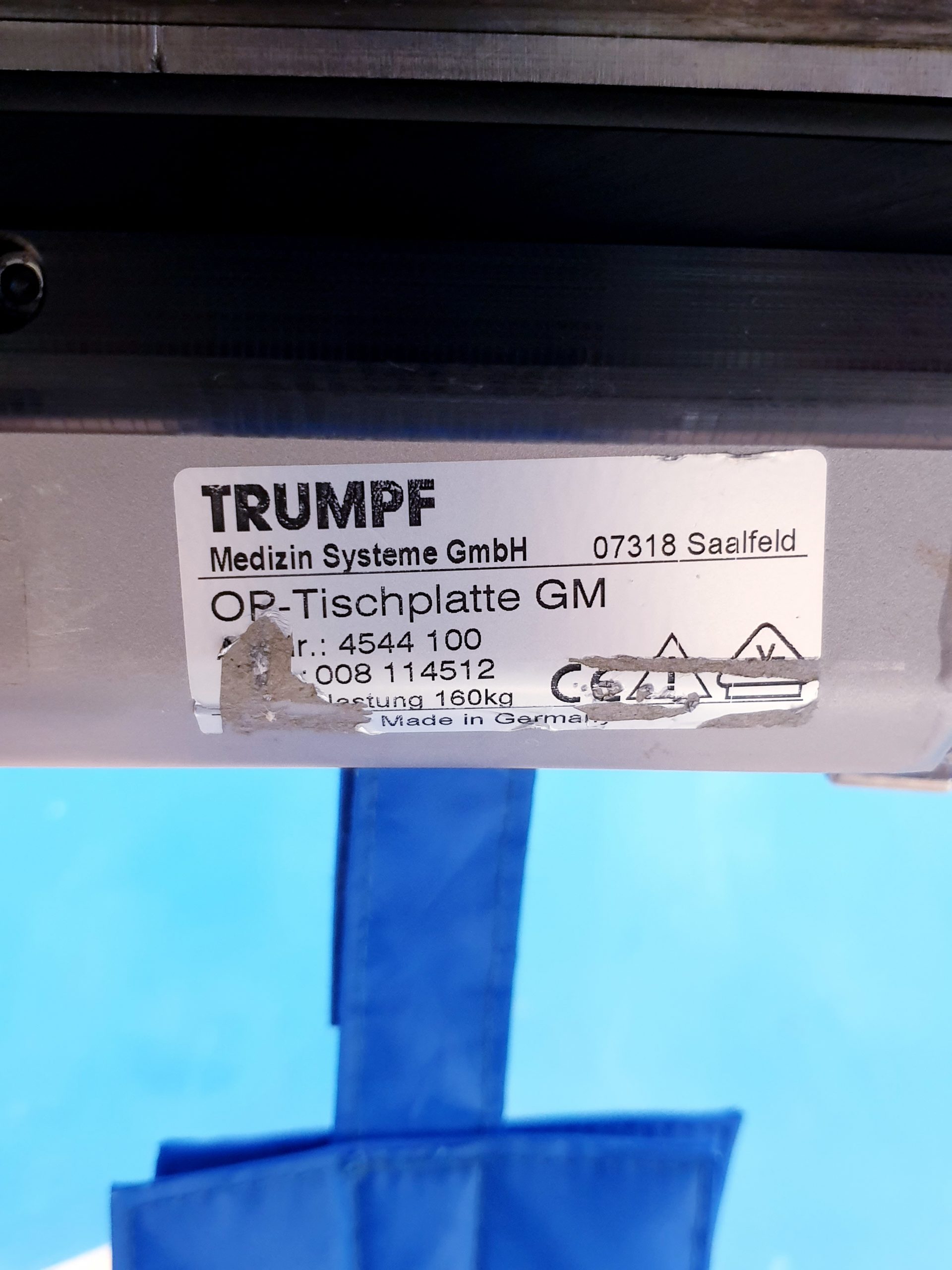 Trumpf Jupiter GM-C Shuttle 2.5 OP-Tisch OP-Tischplatte thumbnail 10