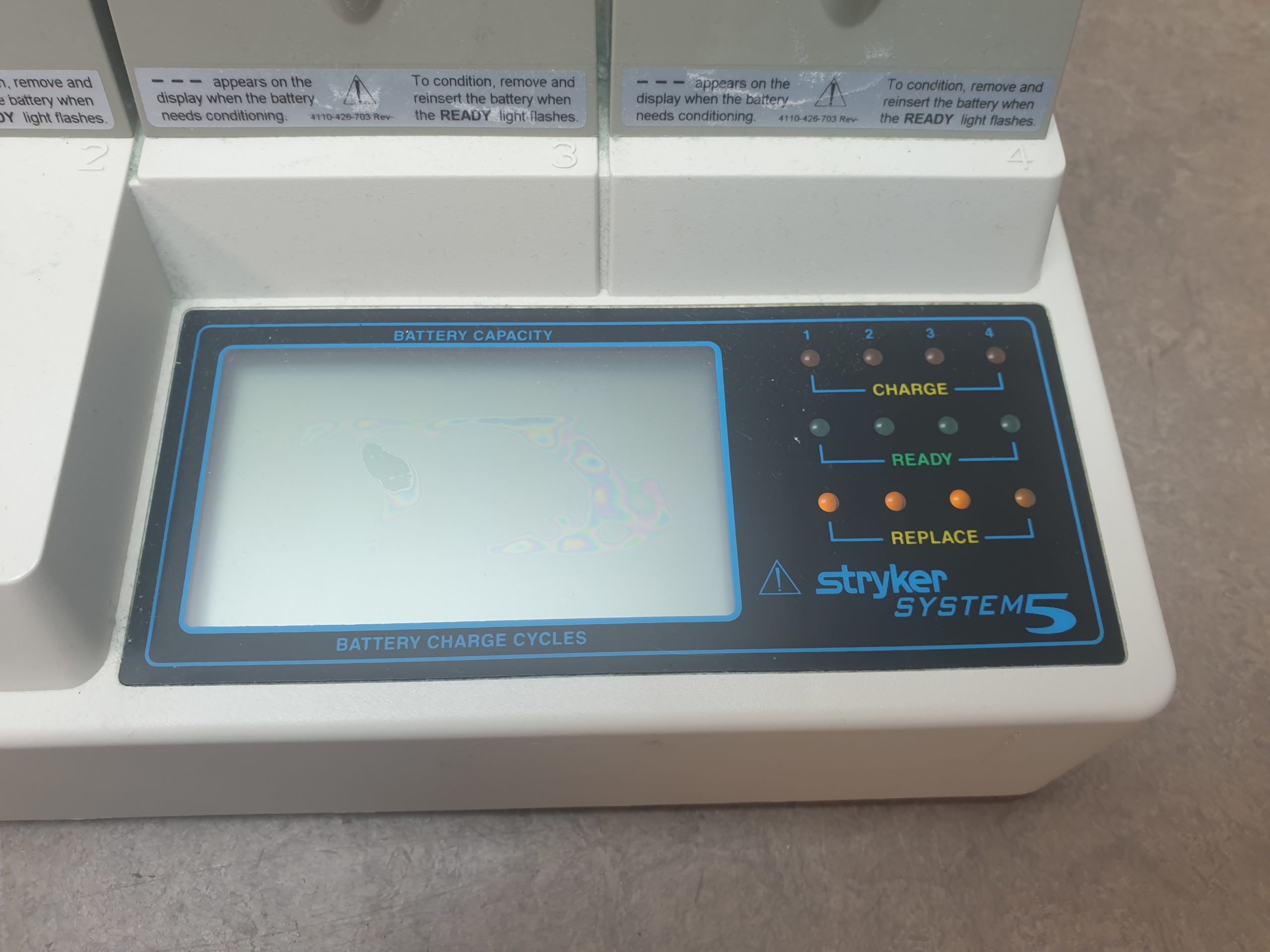 Stryker 4110-240 System 5 Module Four Station Battery Charger — image 1 of 15