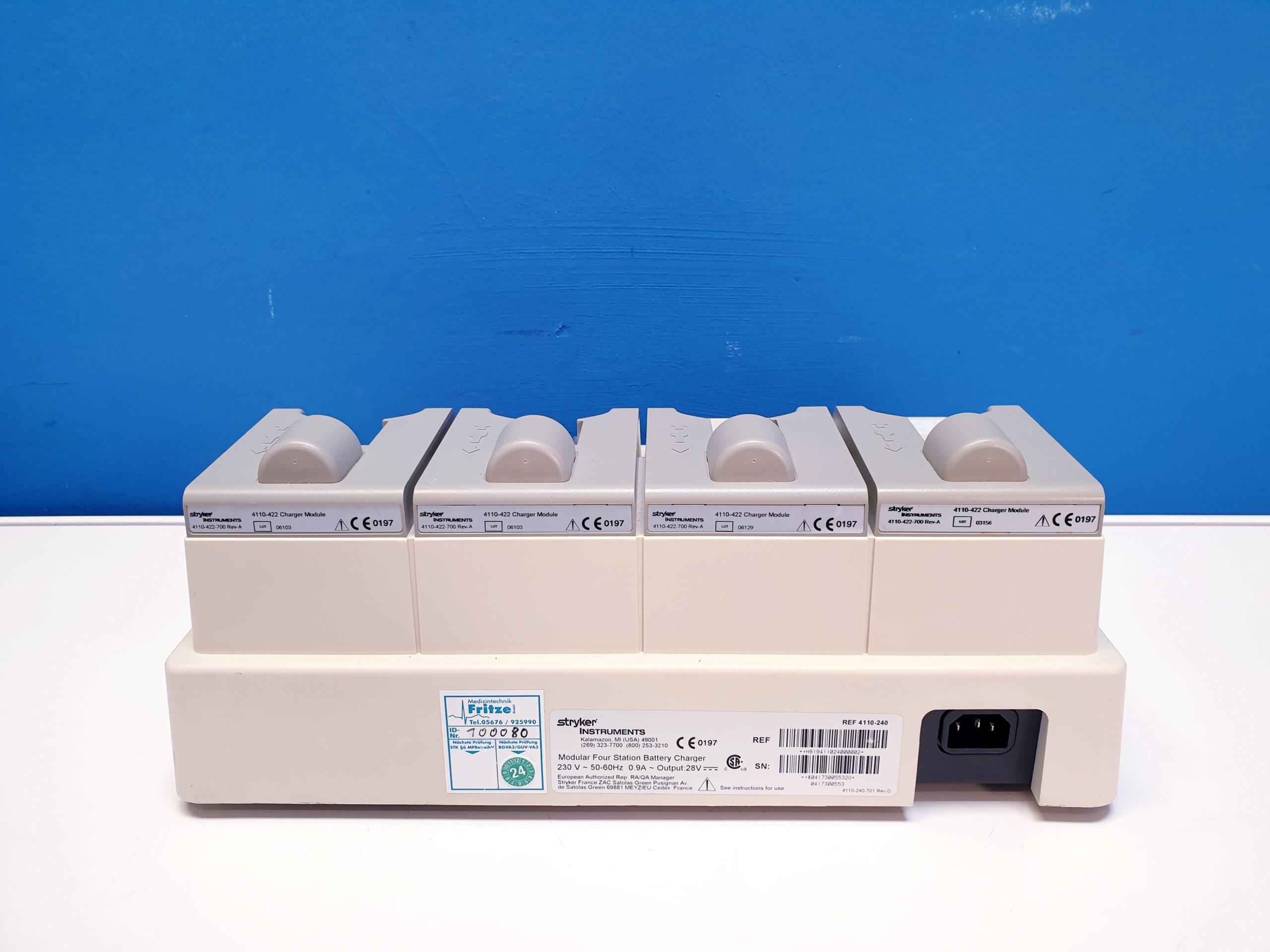 Stryker 4110-240 System 5 Module Four Station Battery Charger thumbnail 13