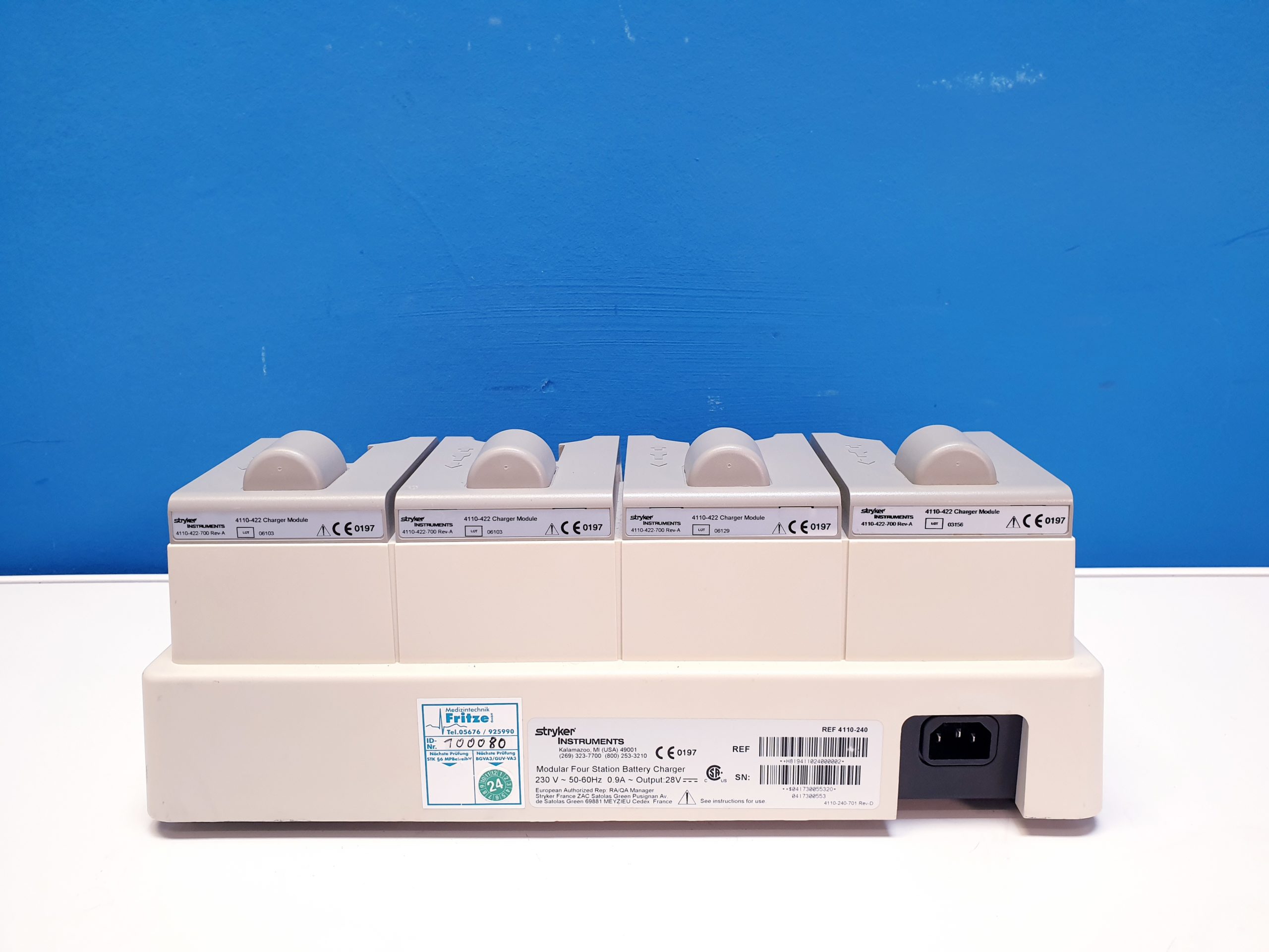 Stryker 4110-240 System 5 Module Four Station Battery Charger thumbnail 14