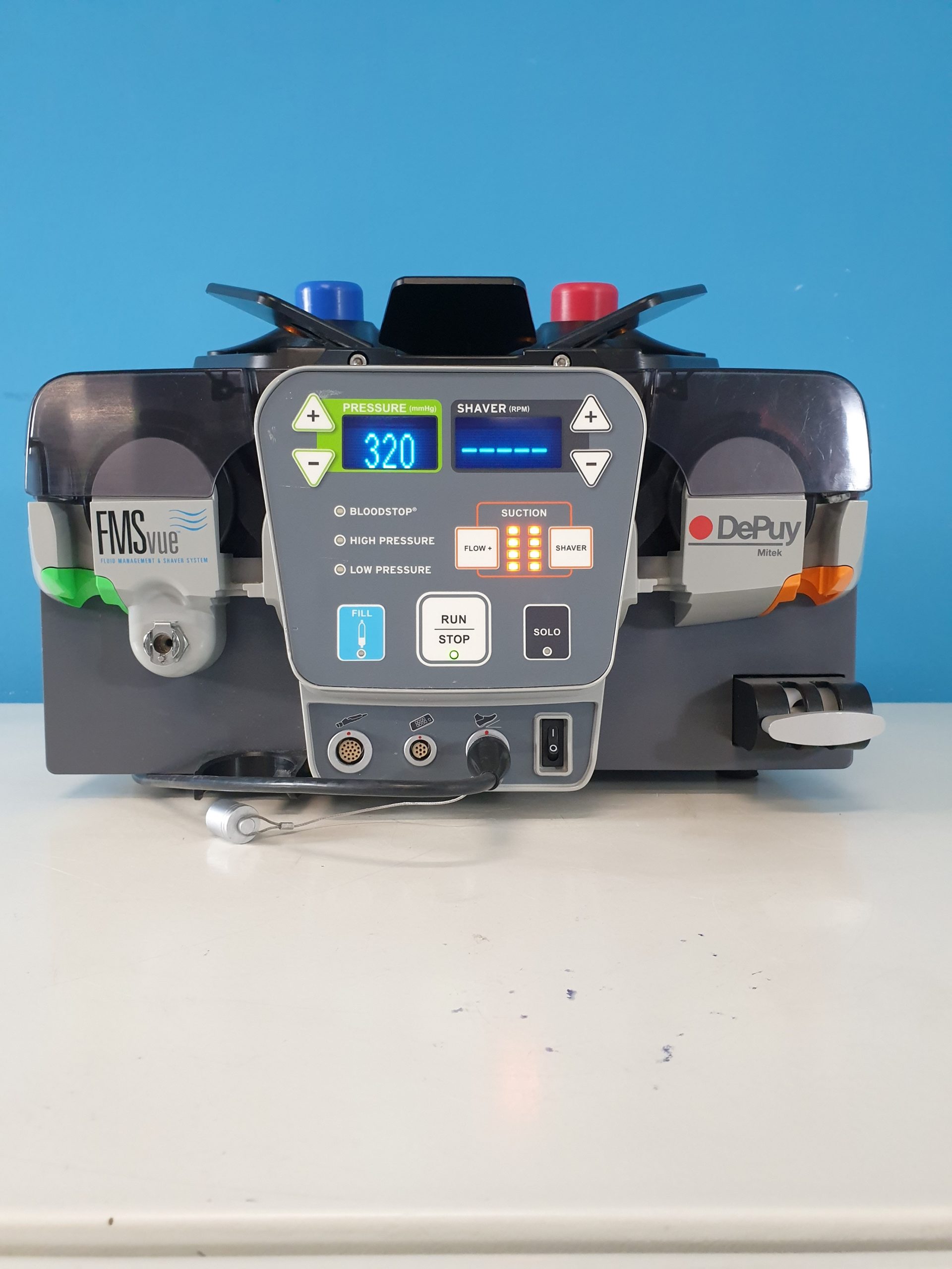 DEPUY MITEK 284002 FMS VUE FLUID MANAGEMENT SYSTEM & TISSUE DEBRIDEMENT SYSTEM + FOOTPEDAL thumbnail 2