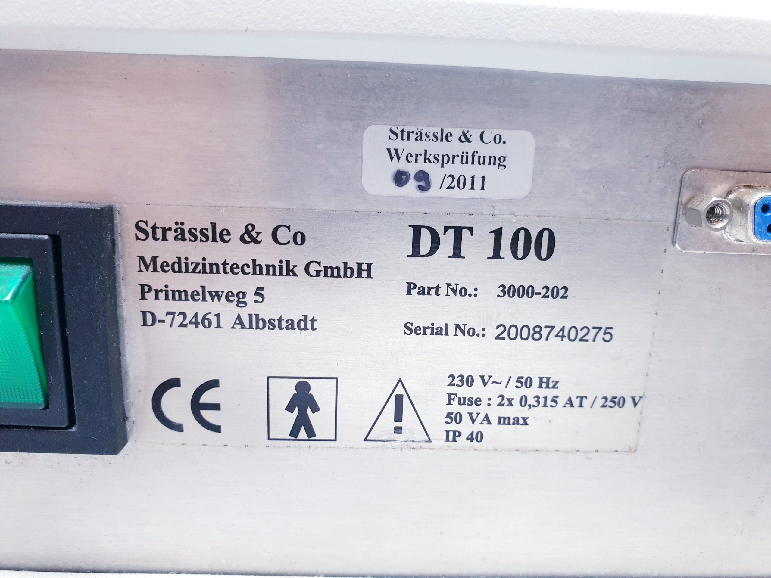 Strässle DT 100 – DT100 Elektroden-Sauganlage thumbnail 3