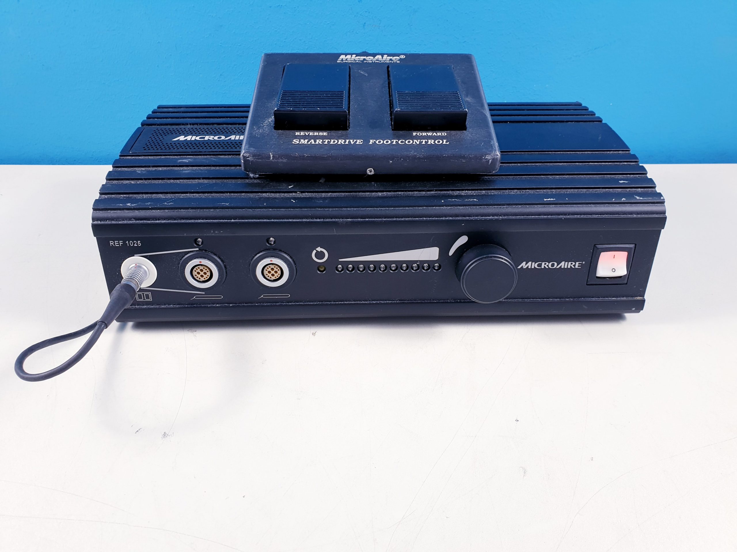 MicroAire 1025 Surgical Power Electric Console Konsole mit Fußpedal thumbnail 2