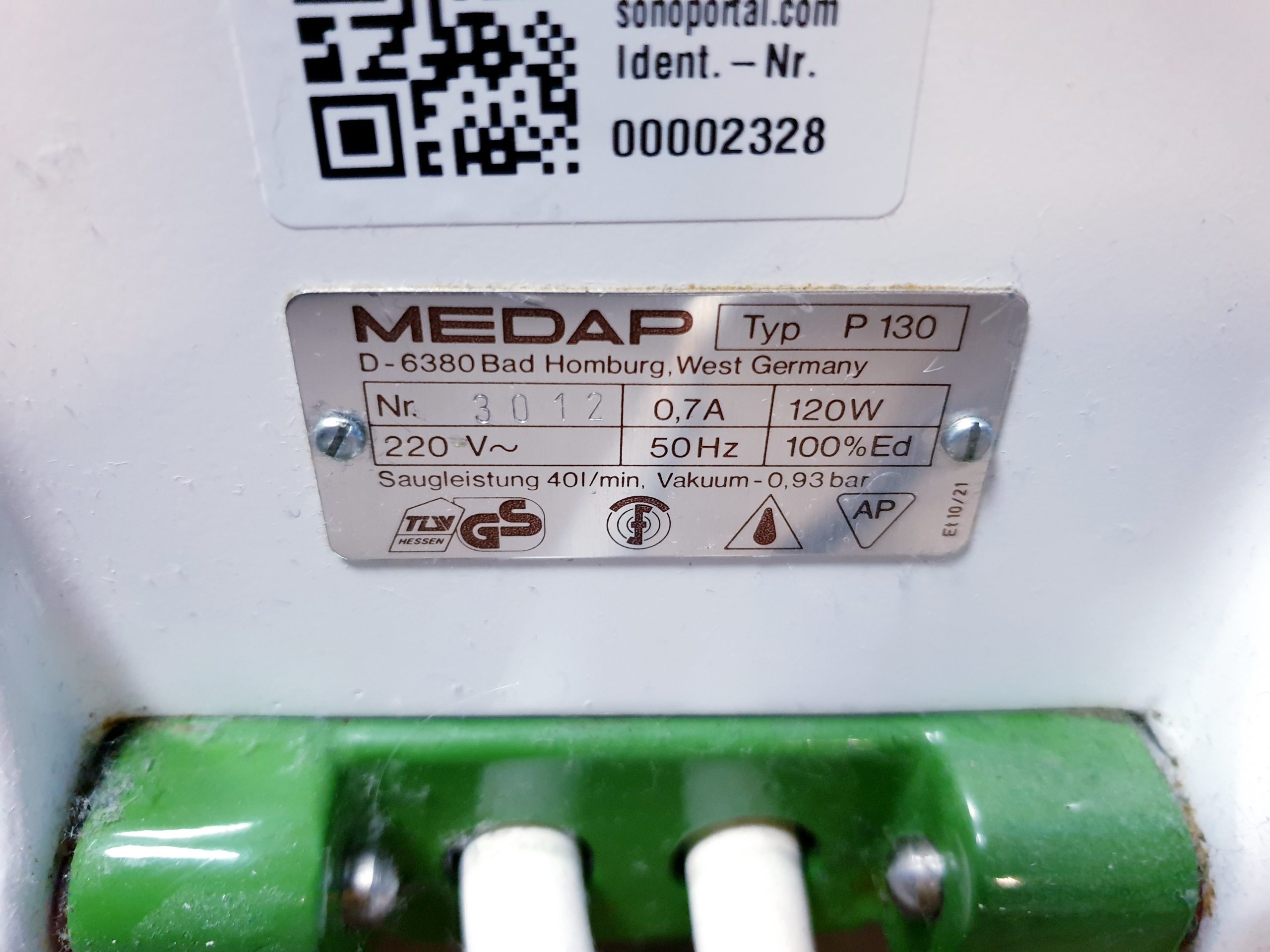 Medap P130 P 130 Chirurgiesauger Absauggerät thumbnail 5