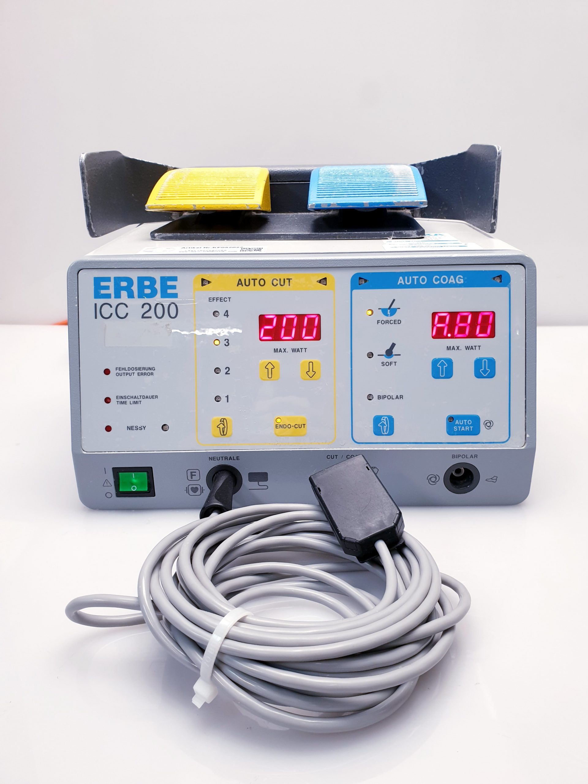 Erbe ICC 200 ICC200 – HF Gerät mit Endocut thumbnail 5