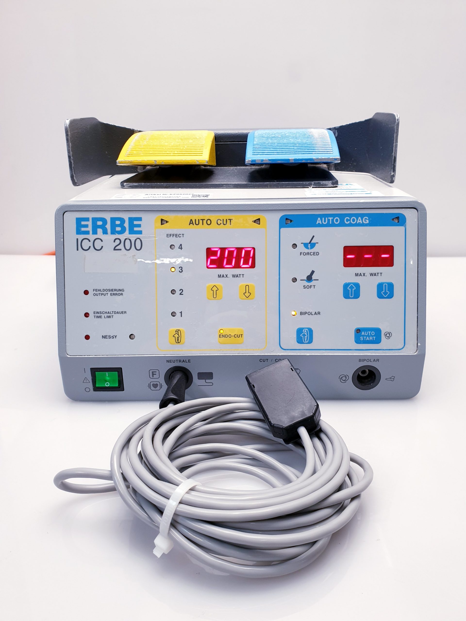Erbe ICC 200 ICC200 – HF Gerät mit Endocut thumbnail 6
