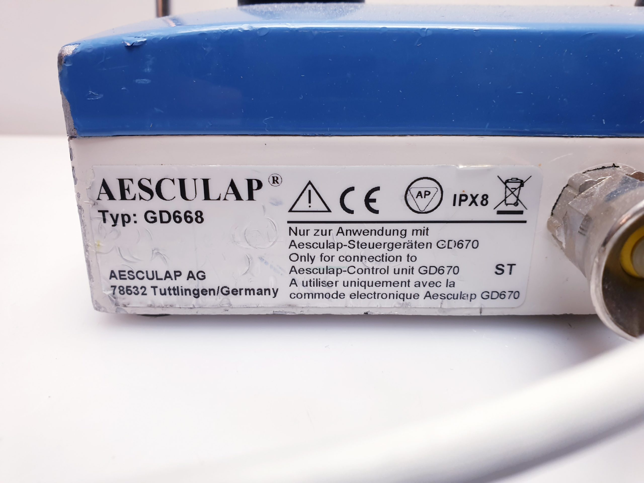 Aesculap GD668 GD 668 Fußschalter für MICROSPEED UNI thumbnail 6