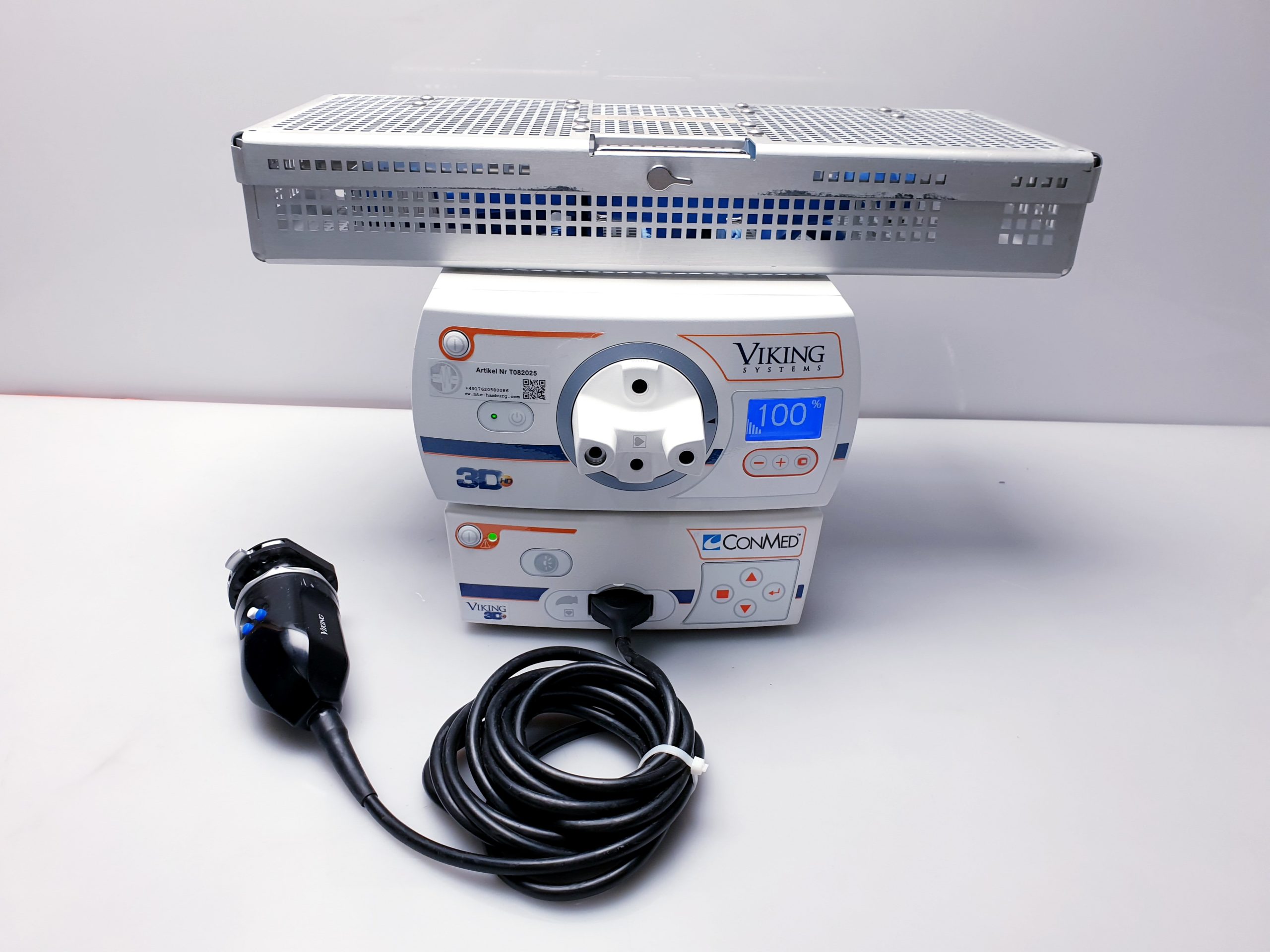 Conmed Viking 3D HD System 8050-2+8170-12+8170-6+3D 30 Grad 8191-14 +Adapter thumbnail 2
