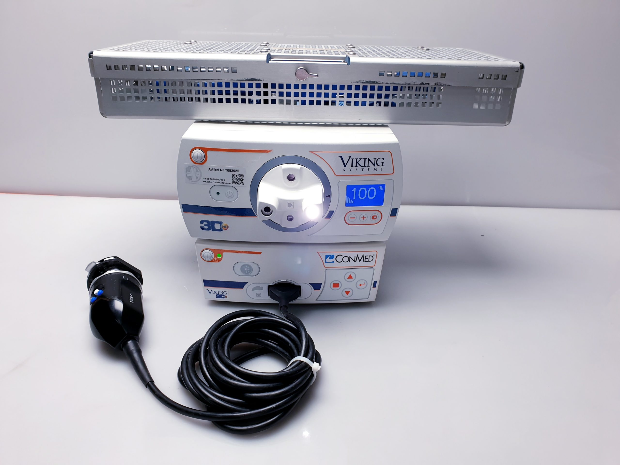 Conmed Viking 3D HD System 8050-2+8170-12+8170-6+3D 30 Grad 8191-14 +Adapter thumbnail 3