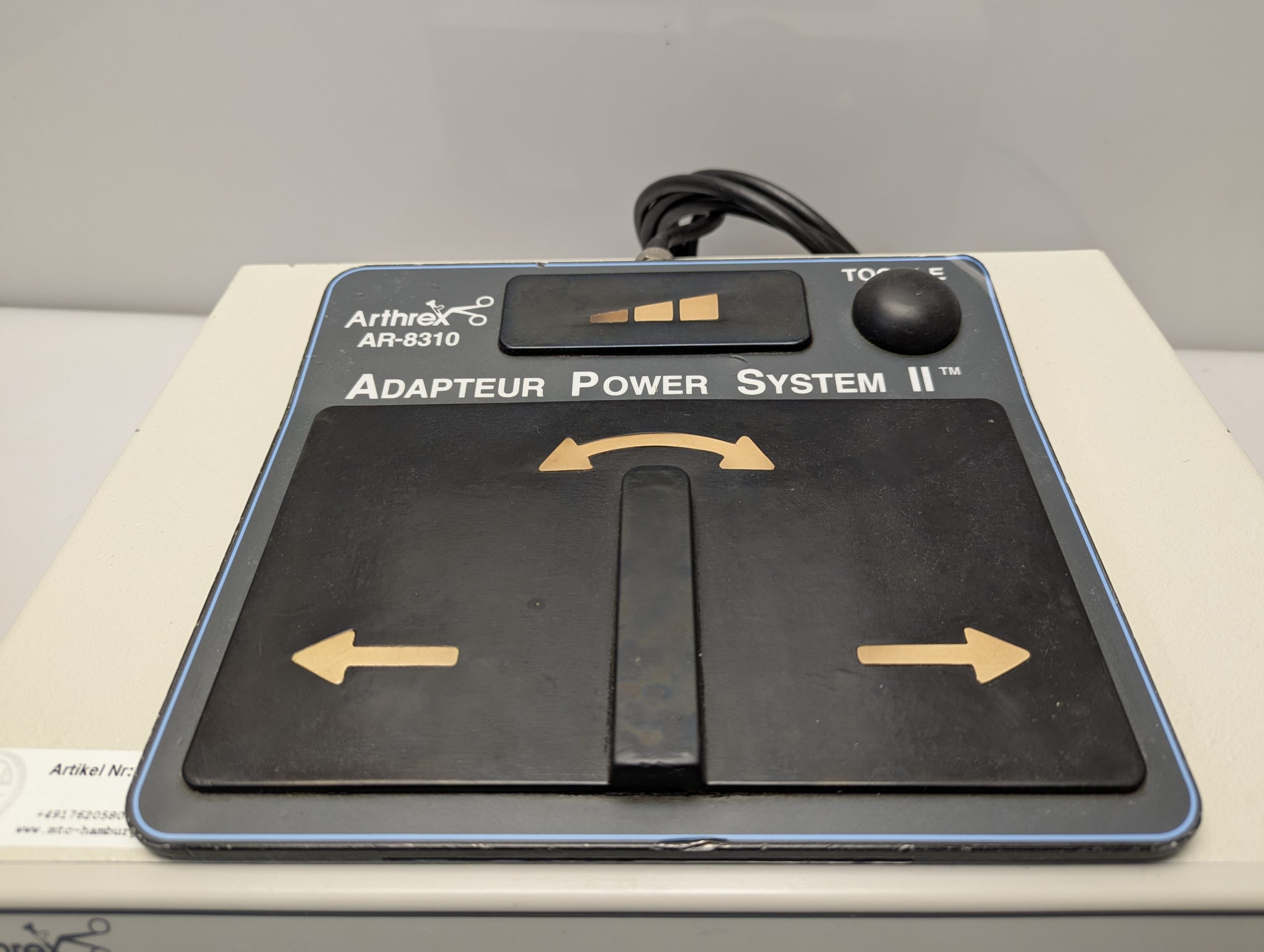 Arthrex AR-8300 APS II Arthroscopy Control mit Fußschalter thumbnail 5