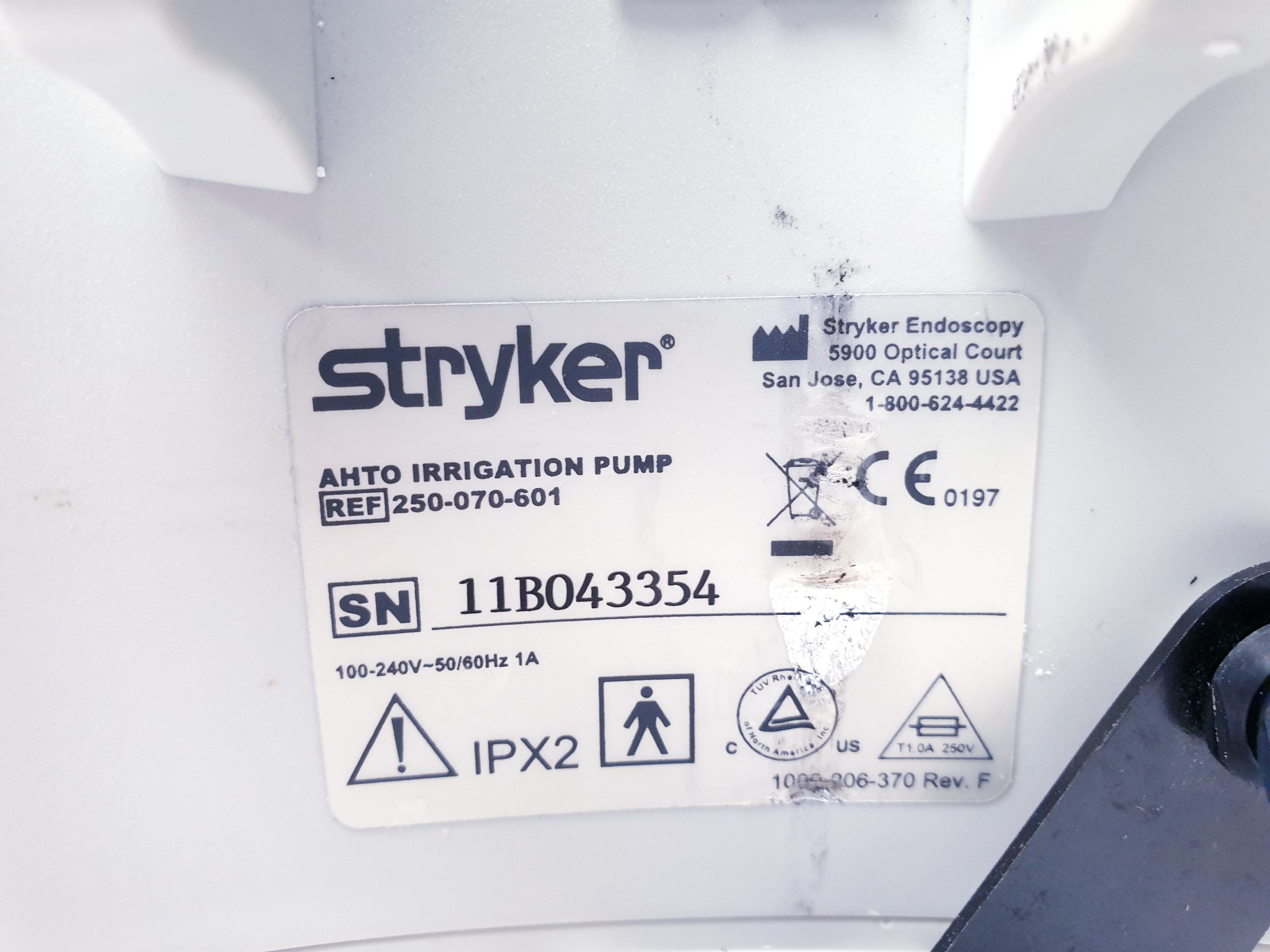 Stryker 250-070-601 Irrigation Pump thumbnail 6