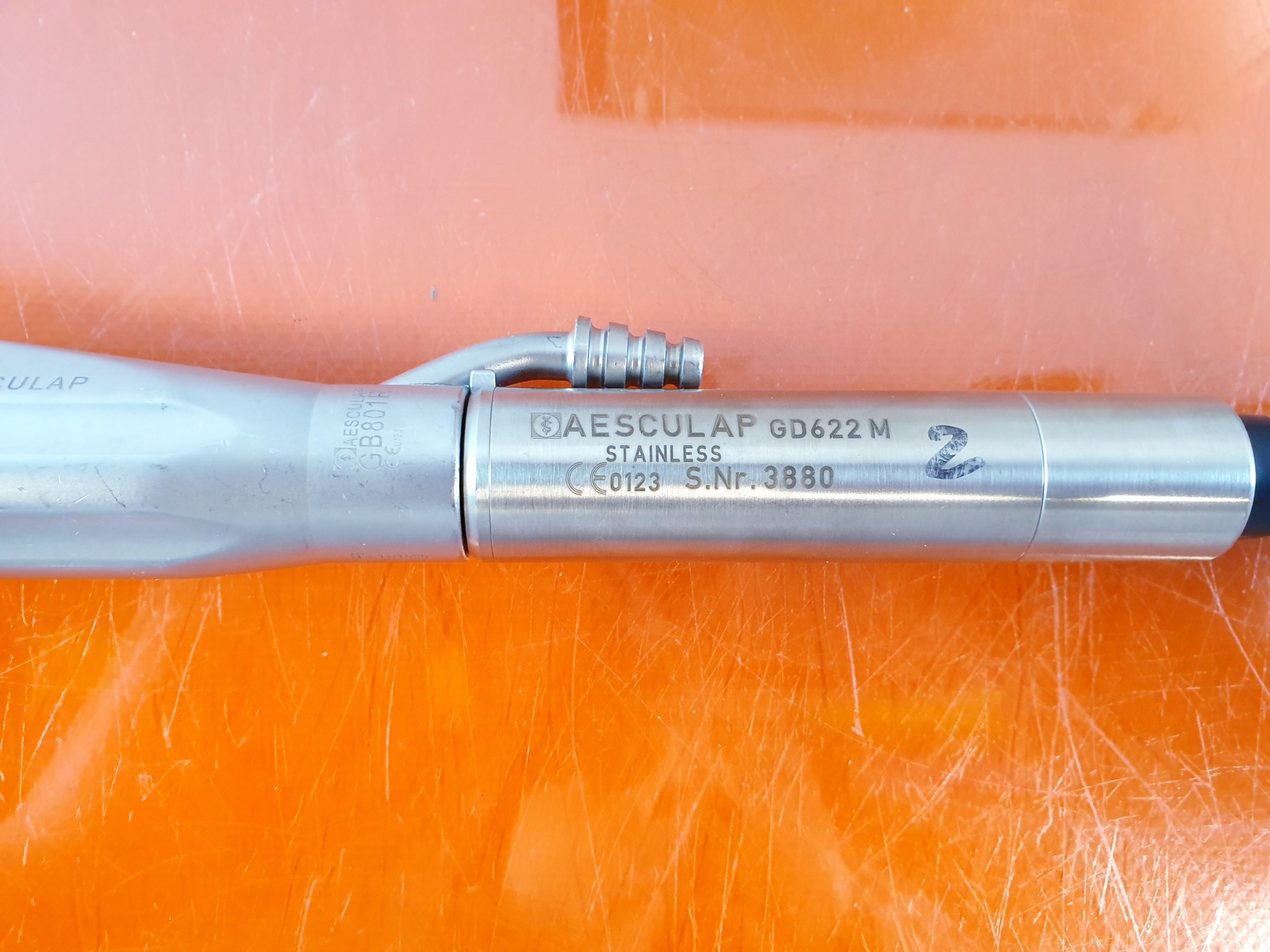 Aesculap integral ec GD623 + GD 613 + GB801R GD622M Handstück thumbnail 11