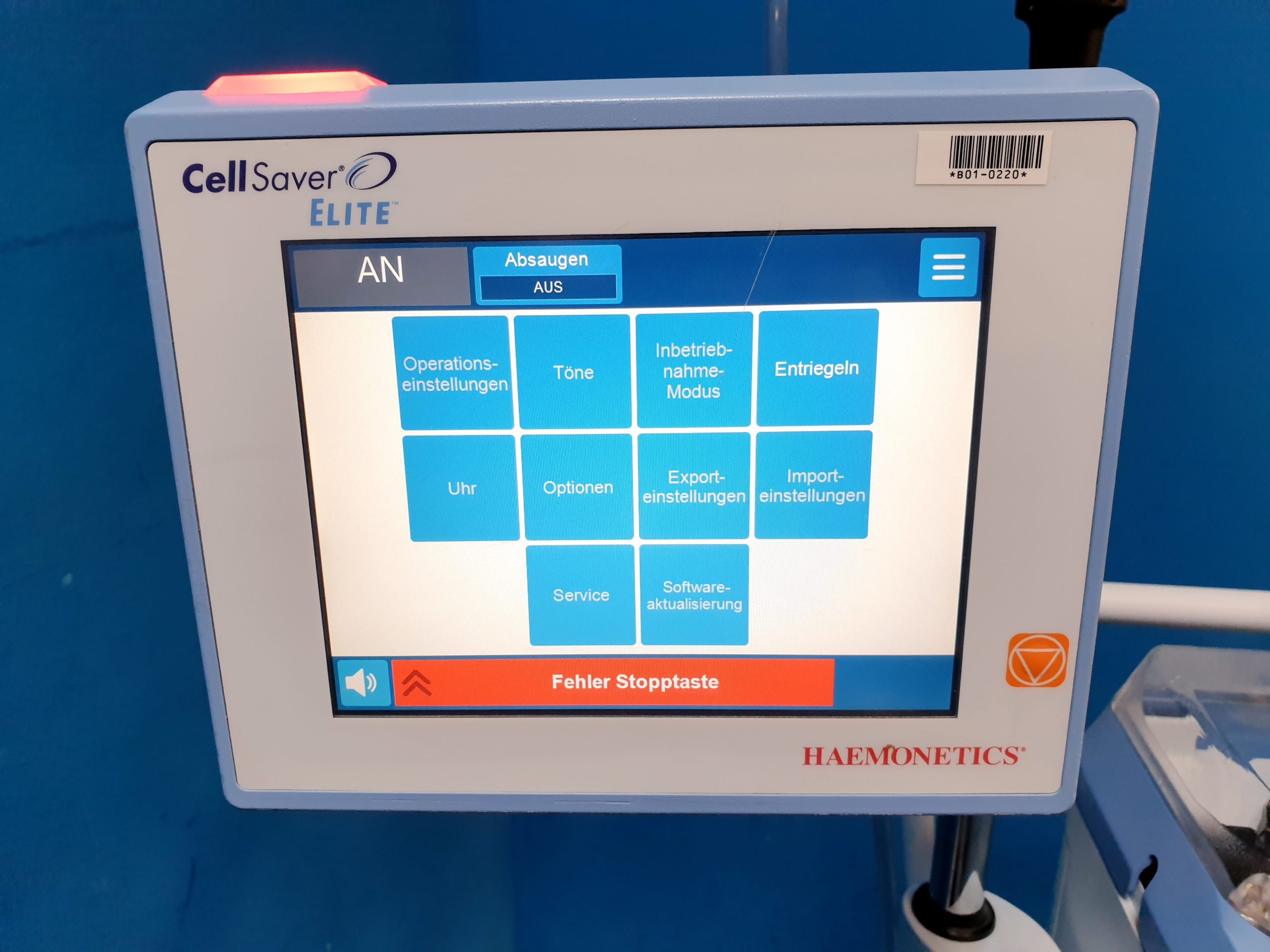 Haemonetics cell saver elite cse-e maschinelle Autotransfusion thumbnail 6