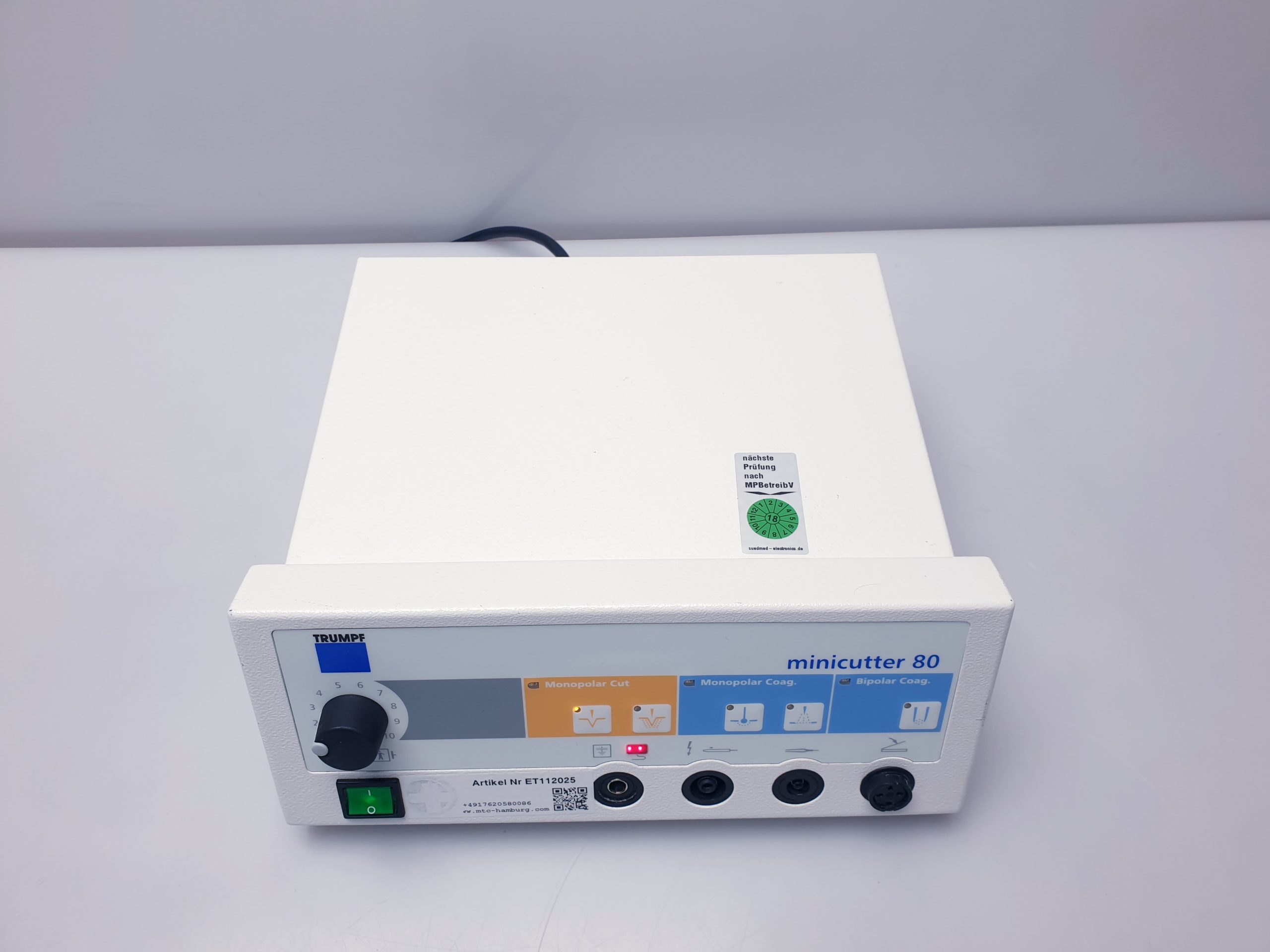 KLS MARTIN Trumpf HMC80 HF-Gerät Minicutter Chirurgie gerät — image 1 of 6