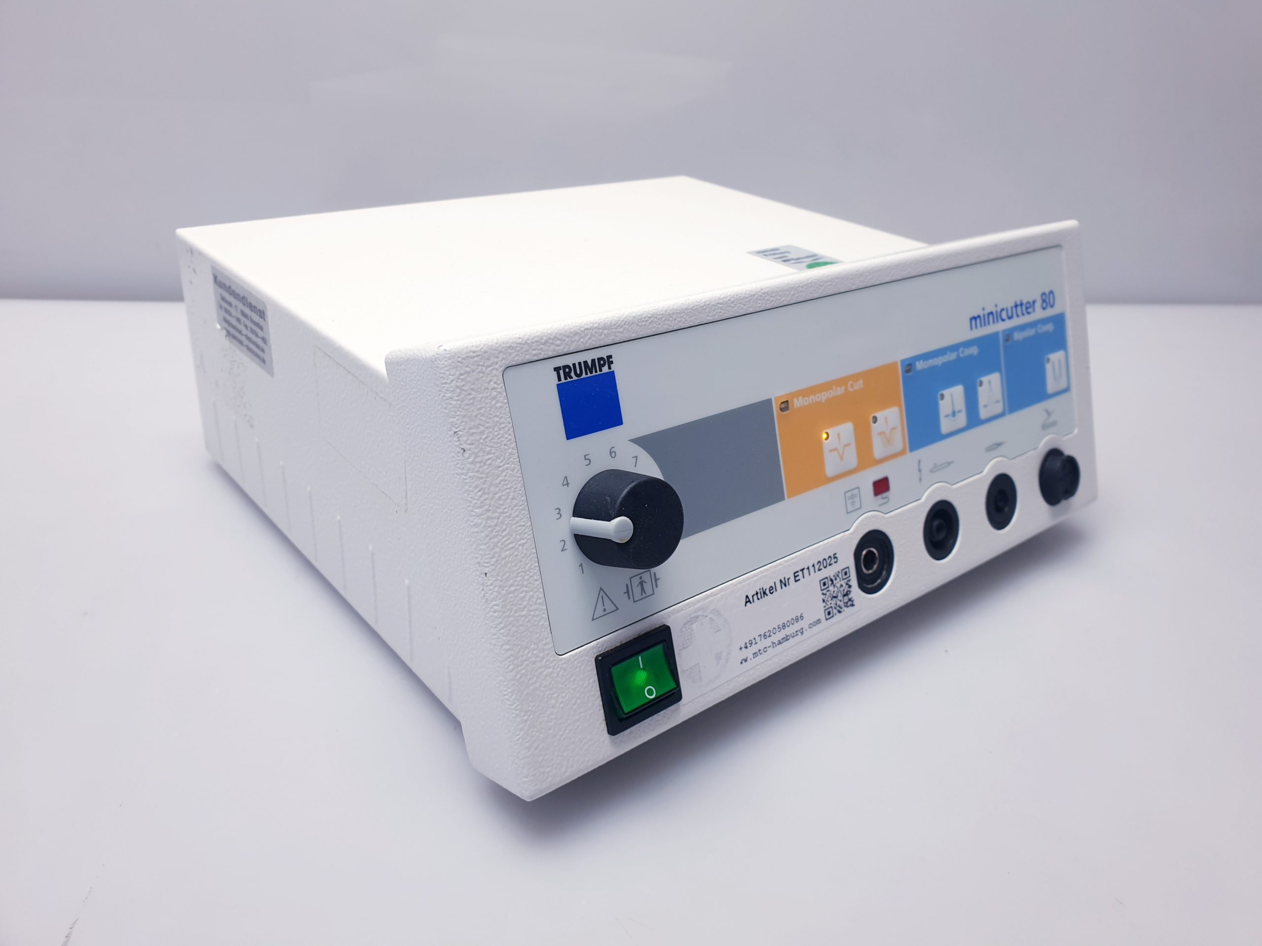 KLS MARTIN Trumpf HMC80 HF-Gerät Minicutter Chirurgie gerät thumbnail 3