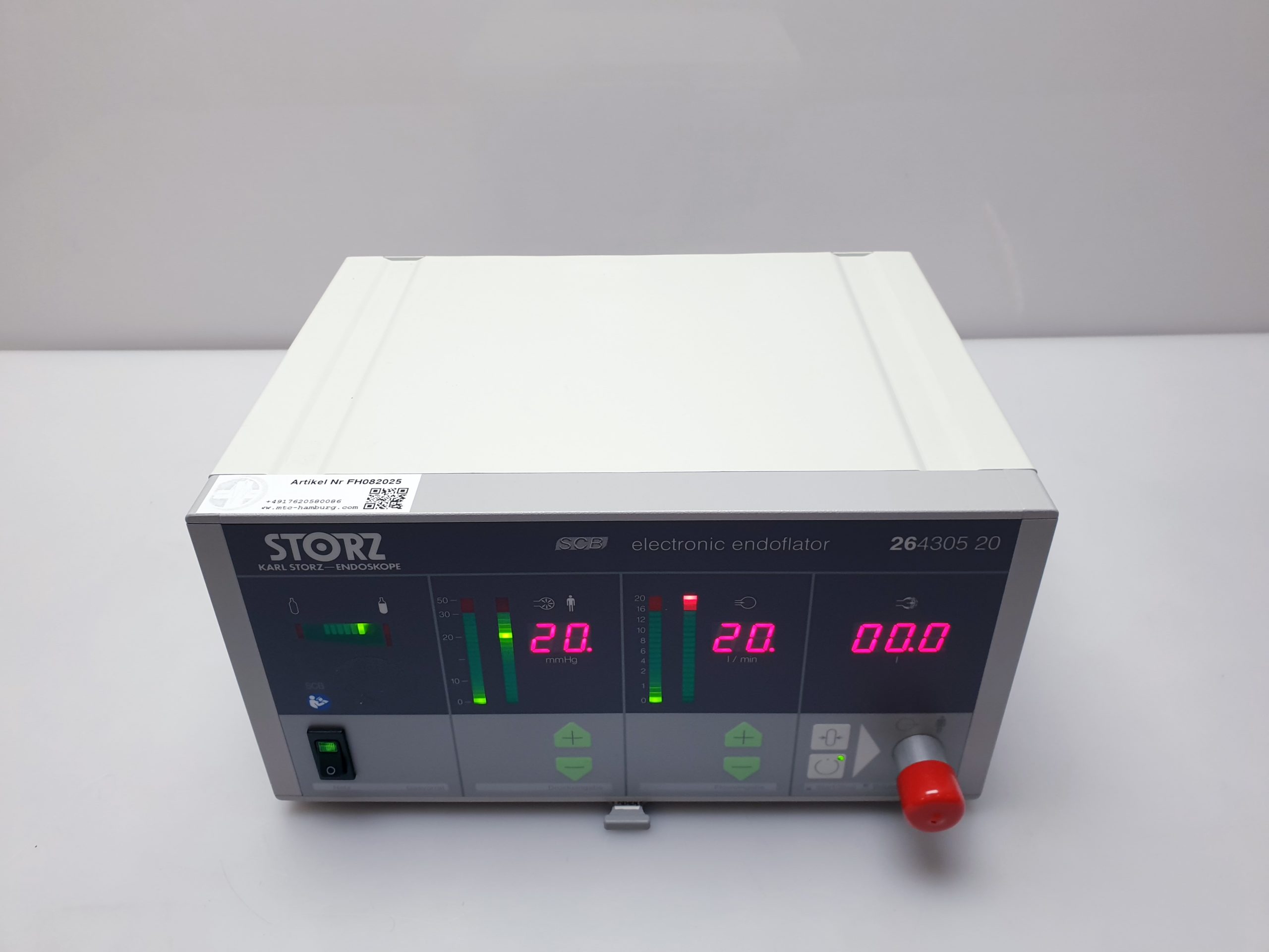 Karl Storz 26430520 – 264305 20 Elektronischer Endoflator Insufflator thumbnail 3
