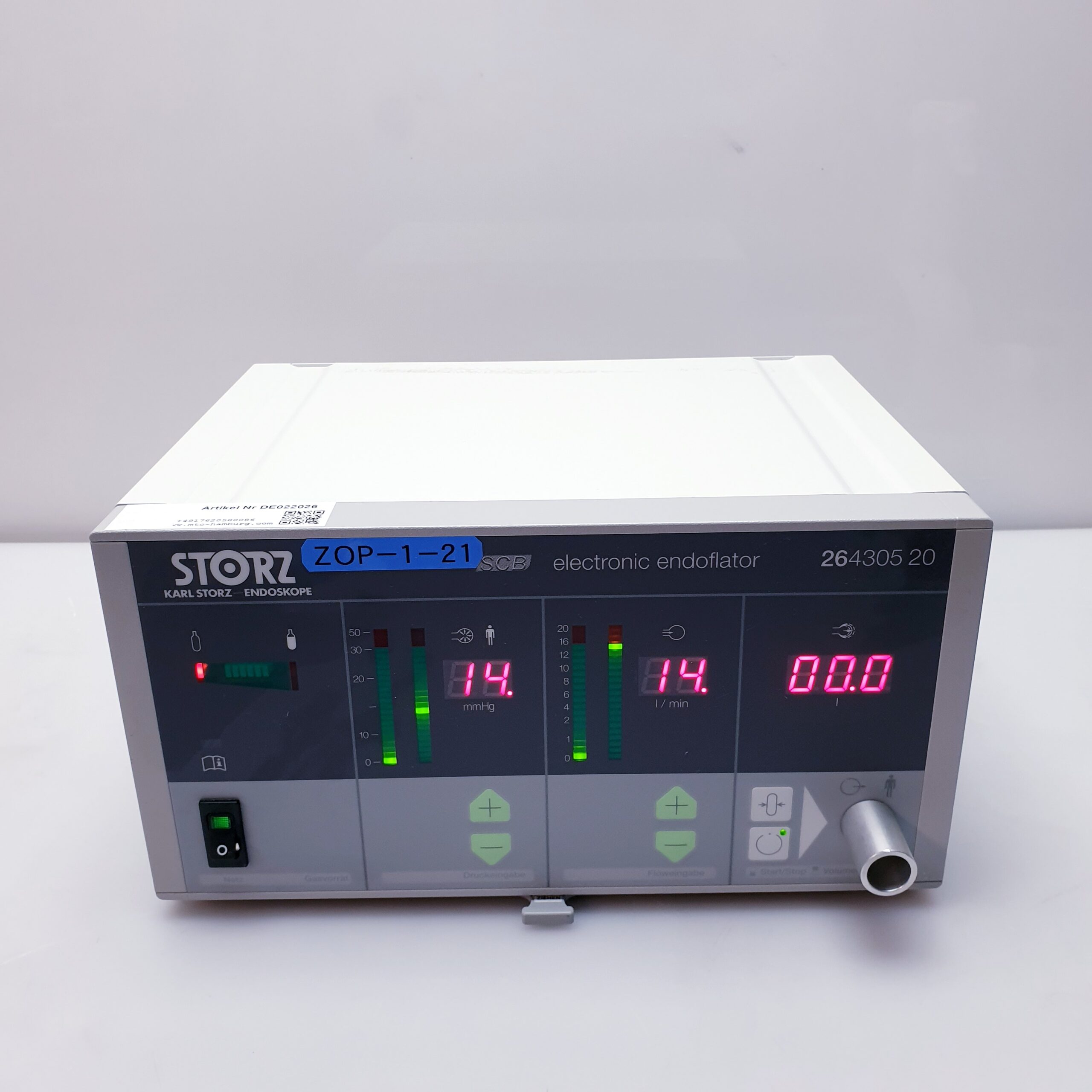 Karl Storz 26430520 – 264305 20 Elektronischer Endoflator Insufflator thumbnail 10