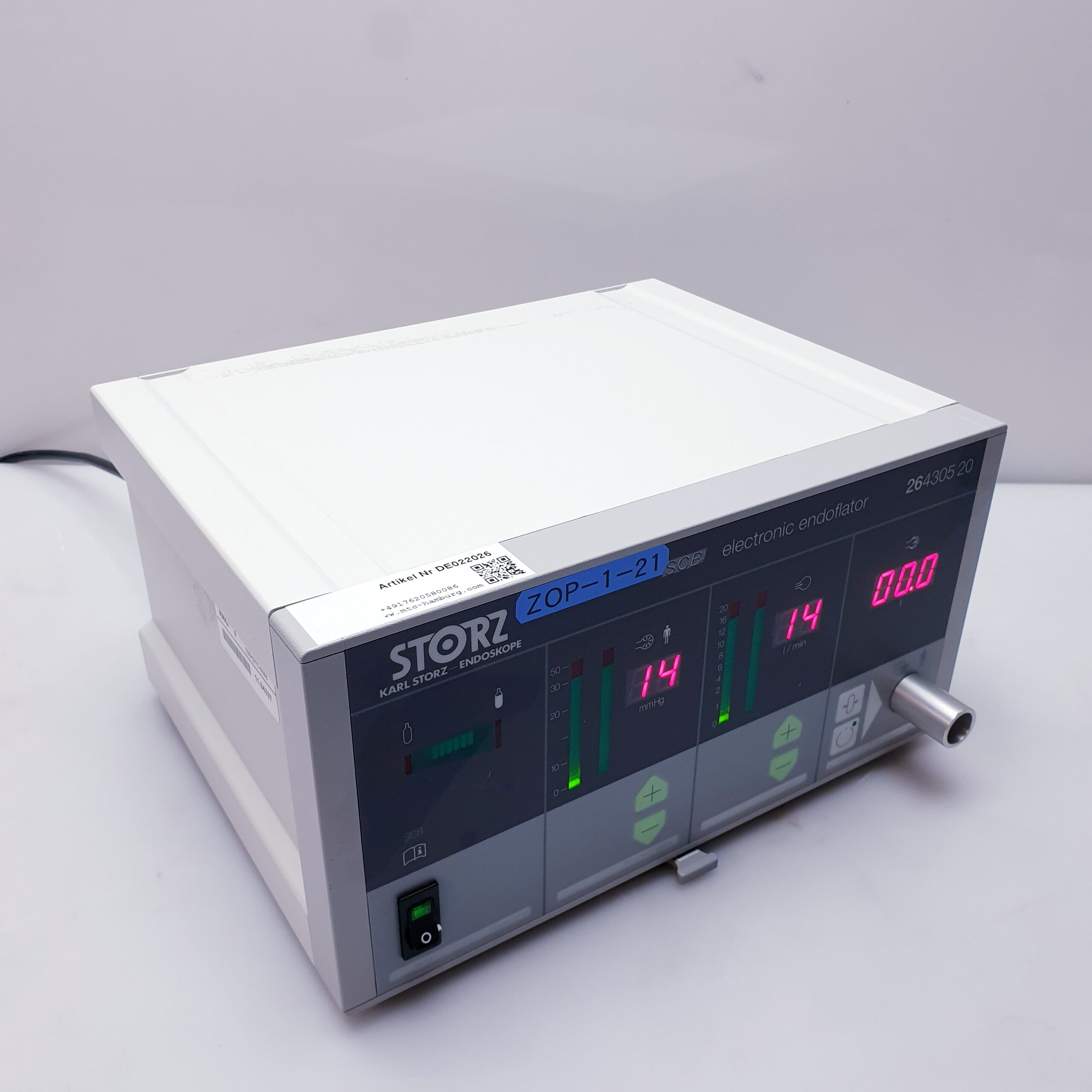 Karl Storz 26430520 – 264305 20 Elektronischer Endoflator Insufflator thumbnail 12