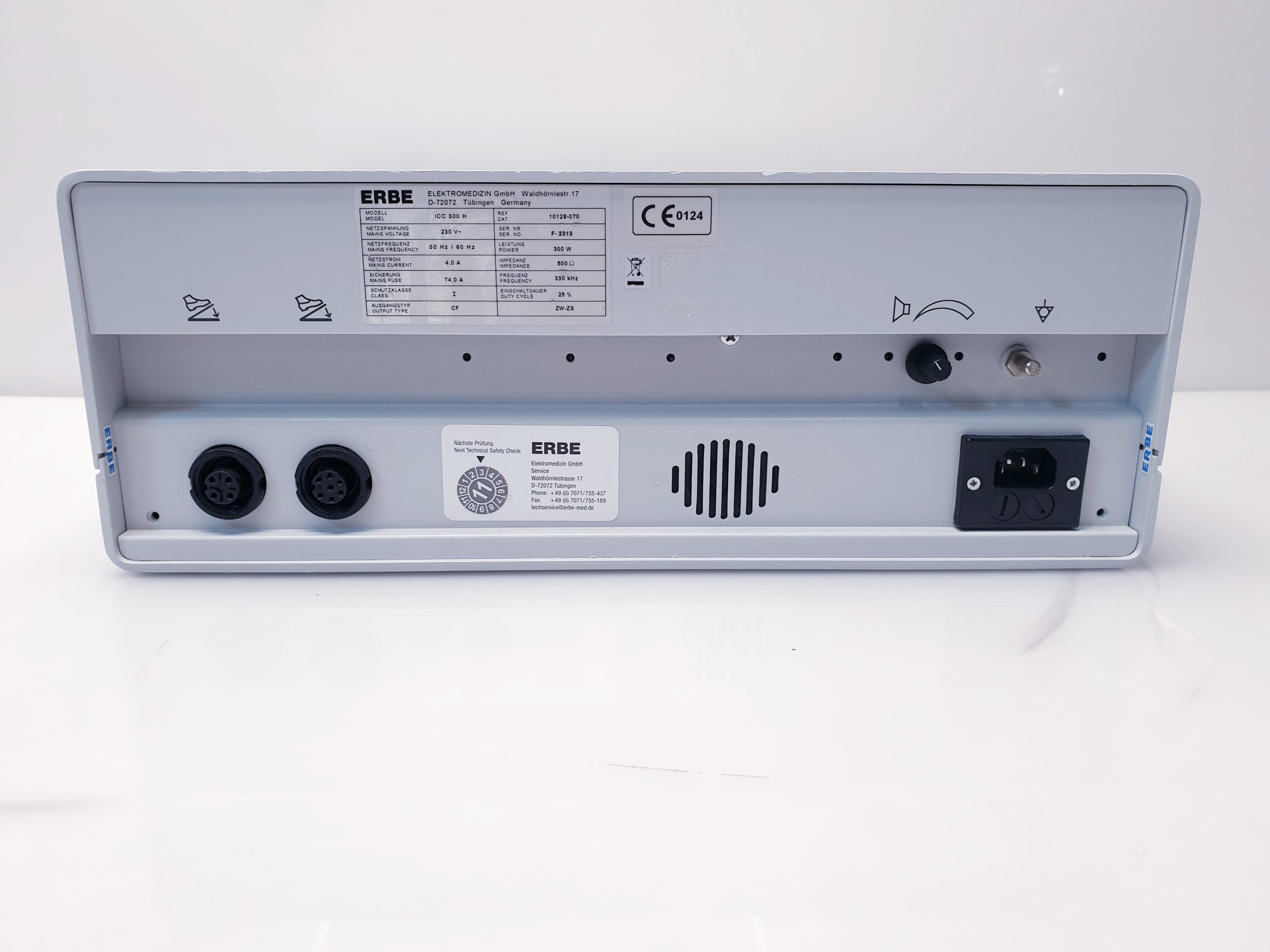 ERBE ICC 300 ICC300 H HF-Chirurgiegerät 300 Watt Leistung mit Fusschaltter thumbnail 12