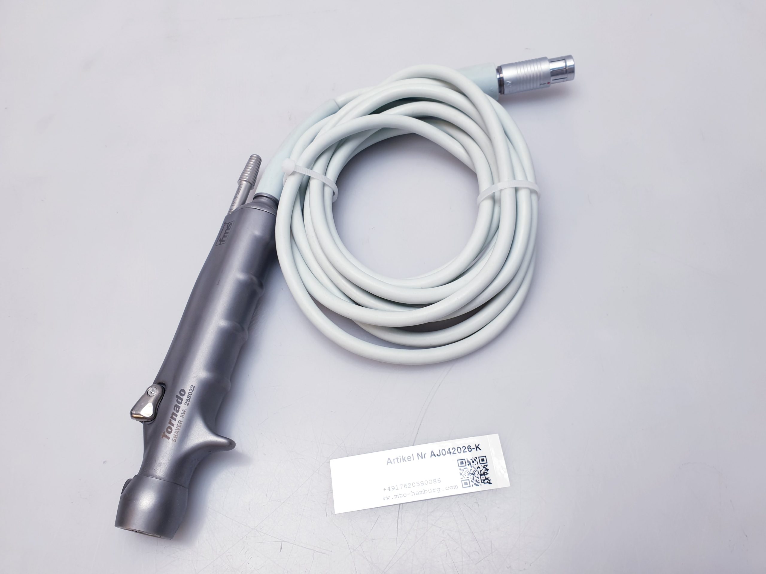 FMS Tornado 288022 Shaver Titanium Bone Arthroskopie — image 1 of 8