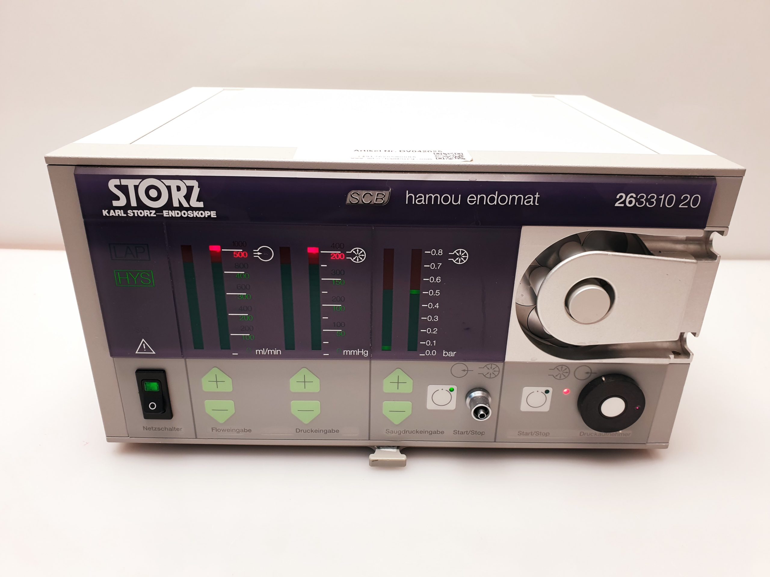 Storz 263310 20 – 26331020 Insufflator Hamou Endomat thumbnail 9