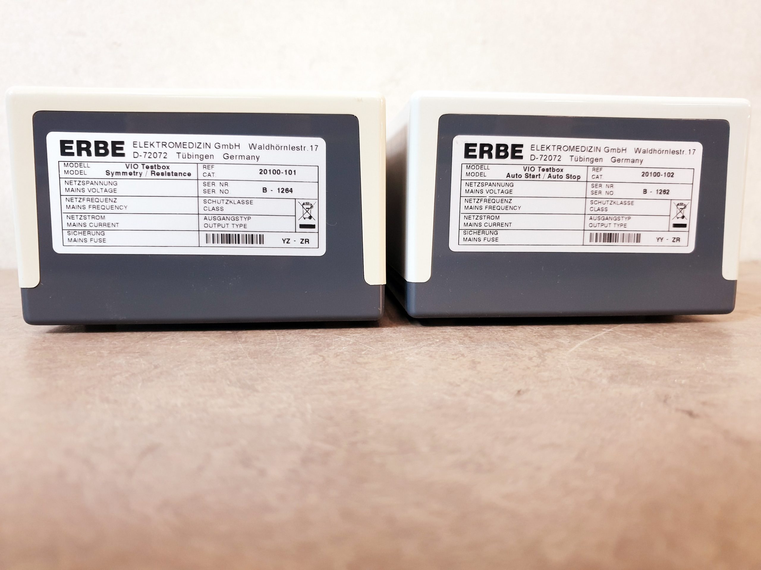 Erbe 20100-101 Symmetry Resistance + 20100-102 Vio Test Box Auto Start Auto Stop thumbnail 4