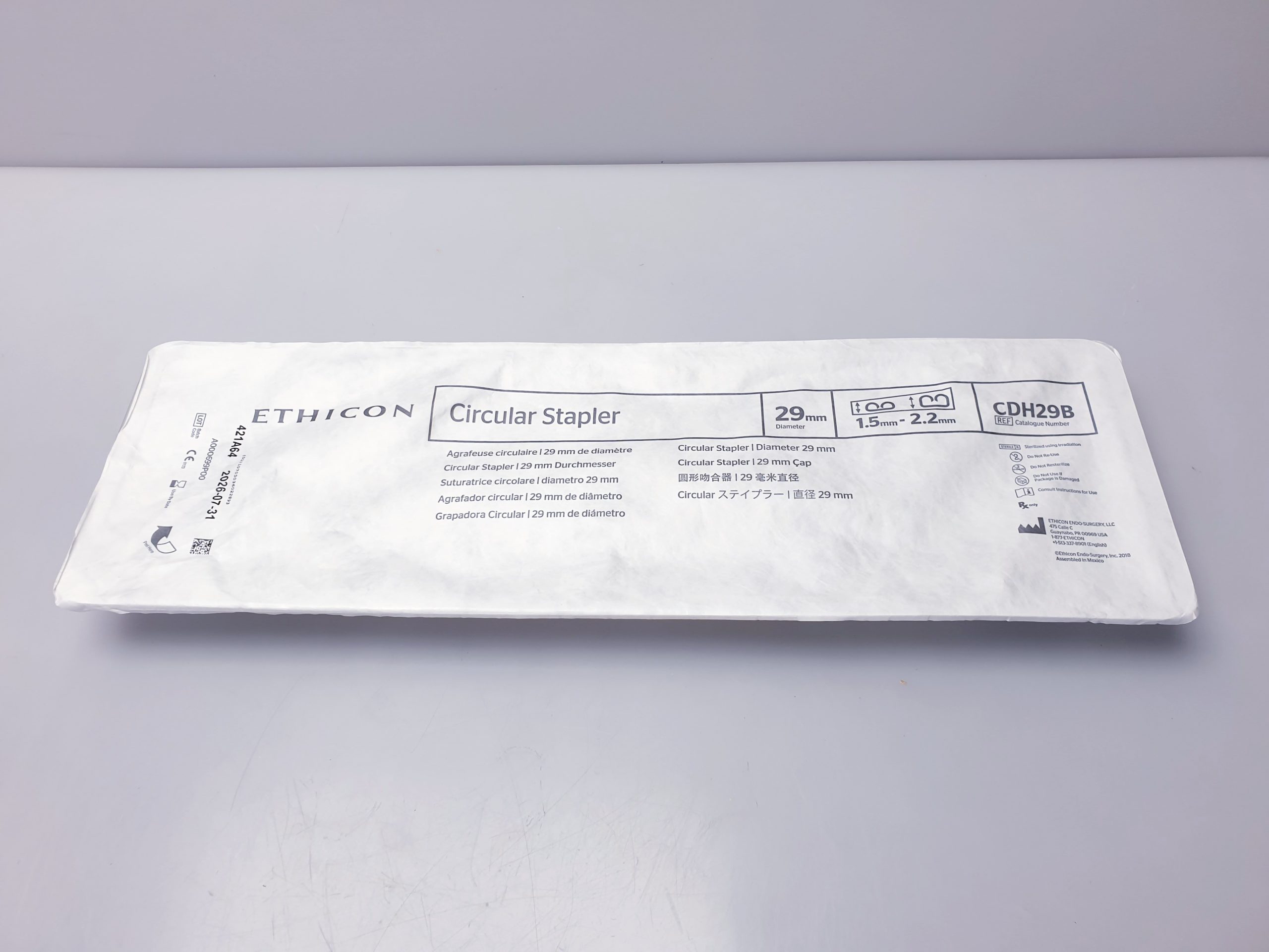 Ethicon CDH29B Circular Stapler 29 mm thumbnail 5