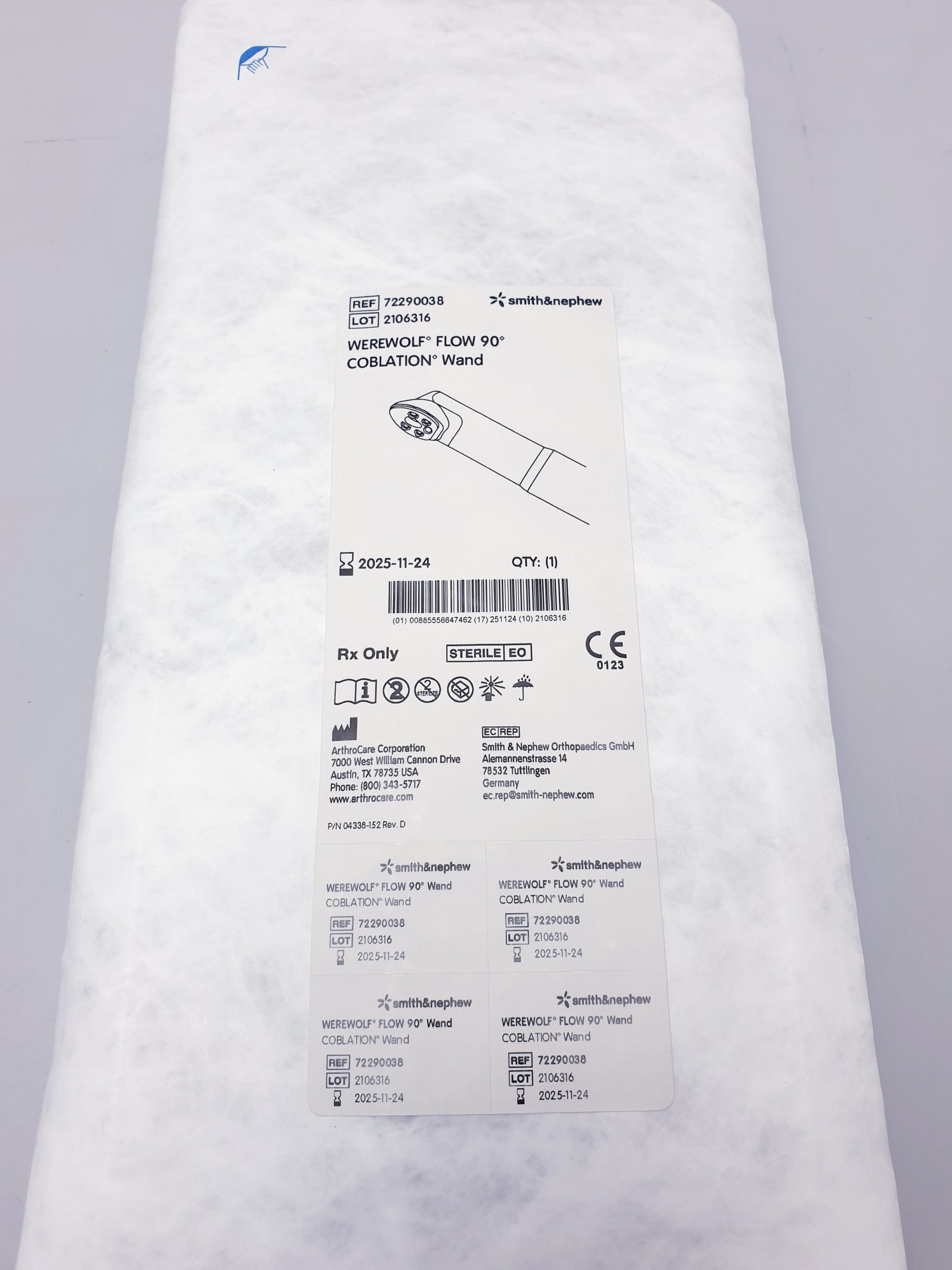 Smith Nephew werewolf 90° Coblation Wans Ref 72290038 thumbnail 9
