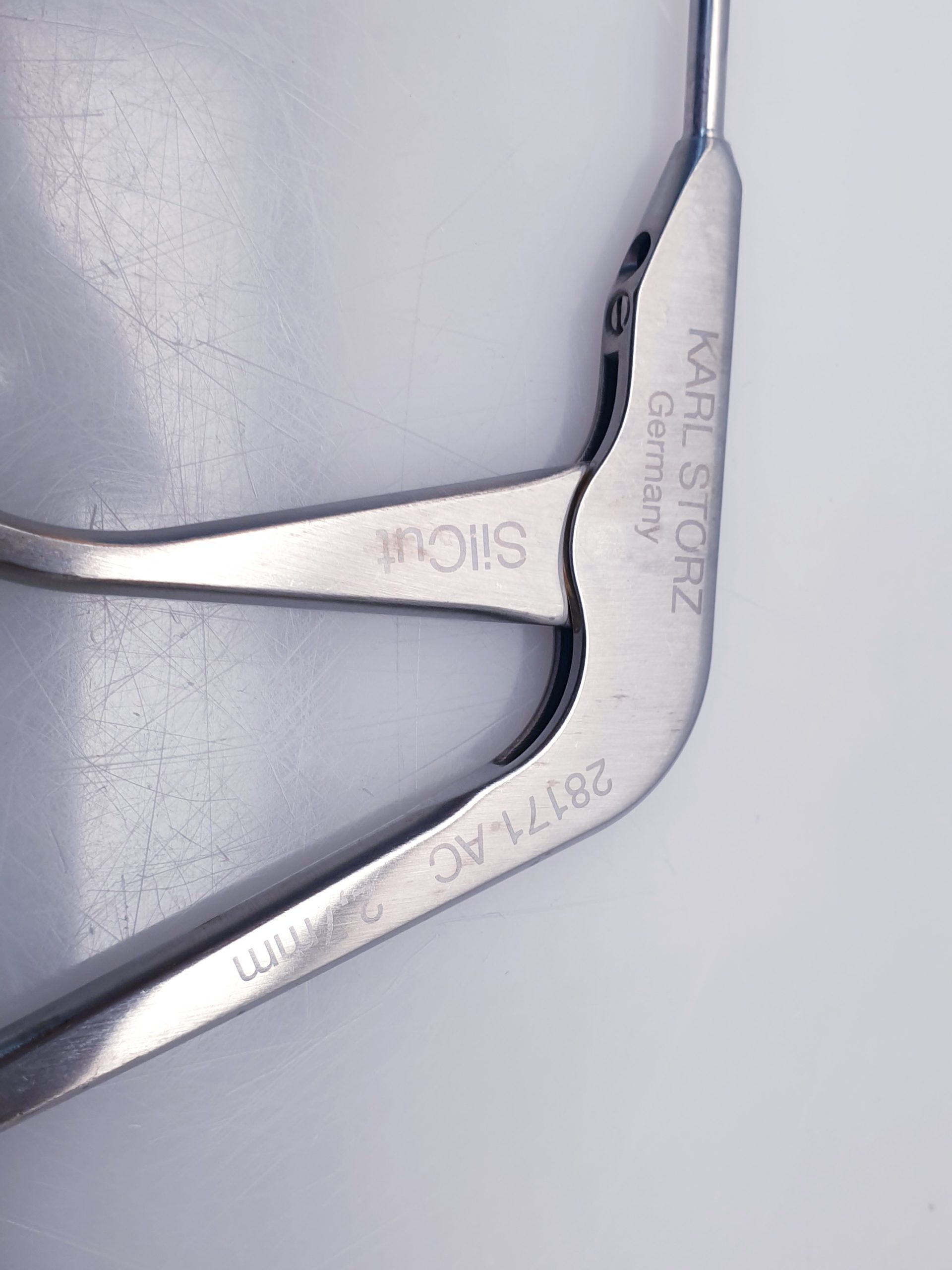 Karl Storz 28171 2,7 mm SilCut Forceps scissor thumbnail 4