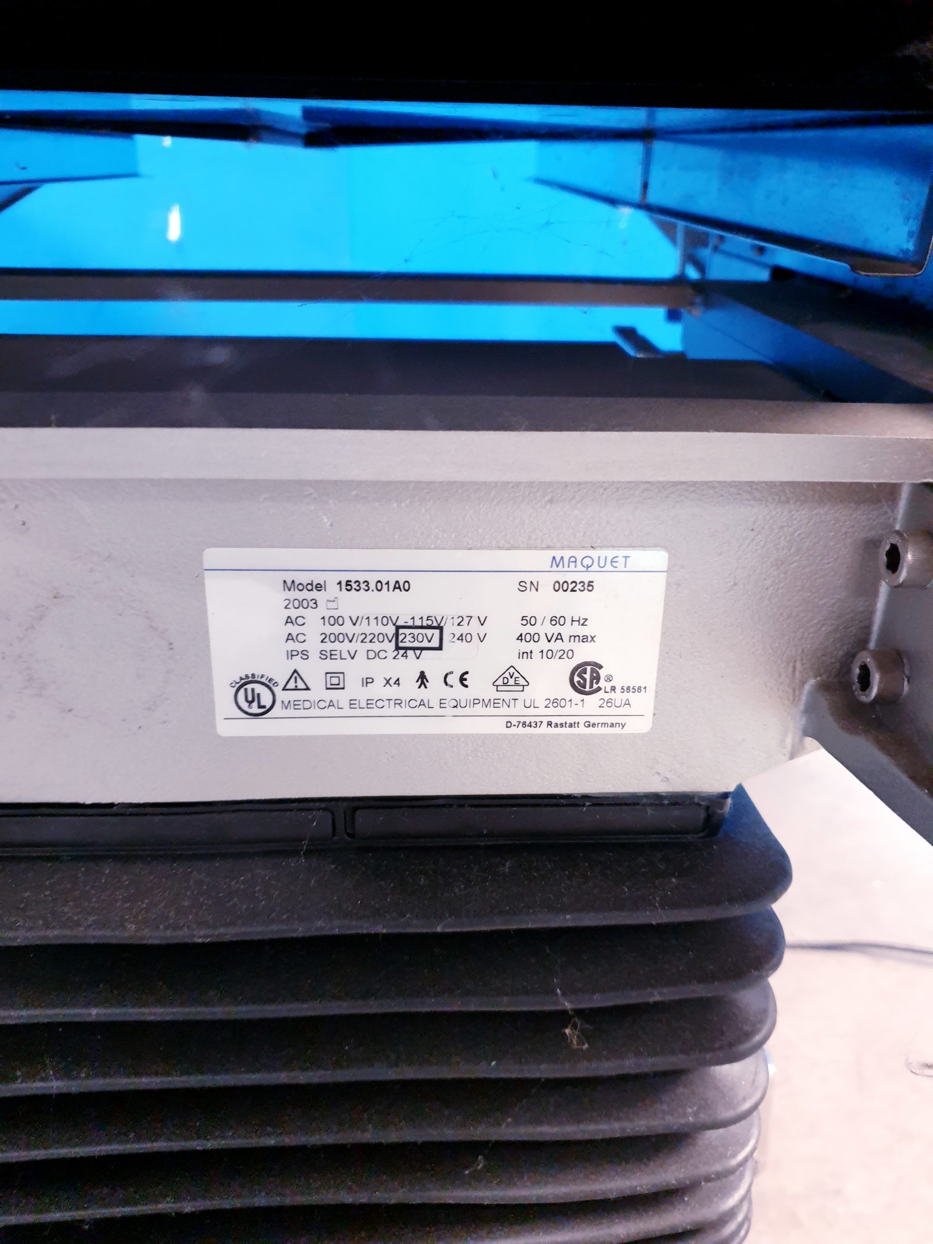 Maquet 1533.01A0 Op Tisch – Elektrisch Fahrbar-Defekt thumbnail 17