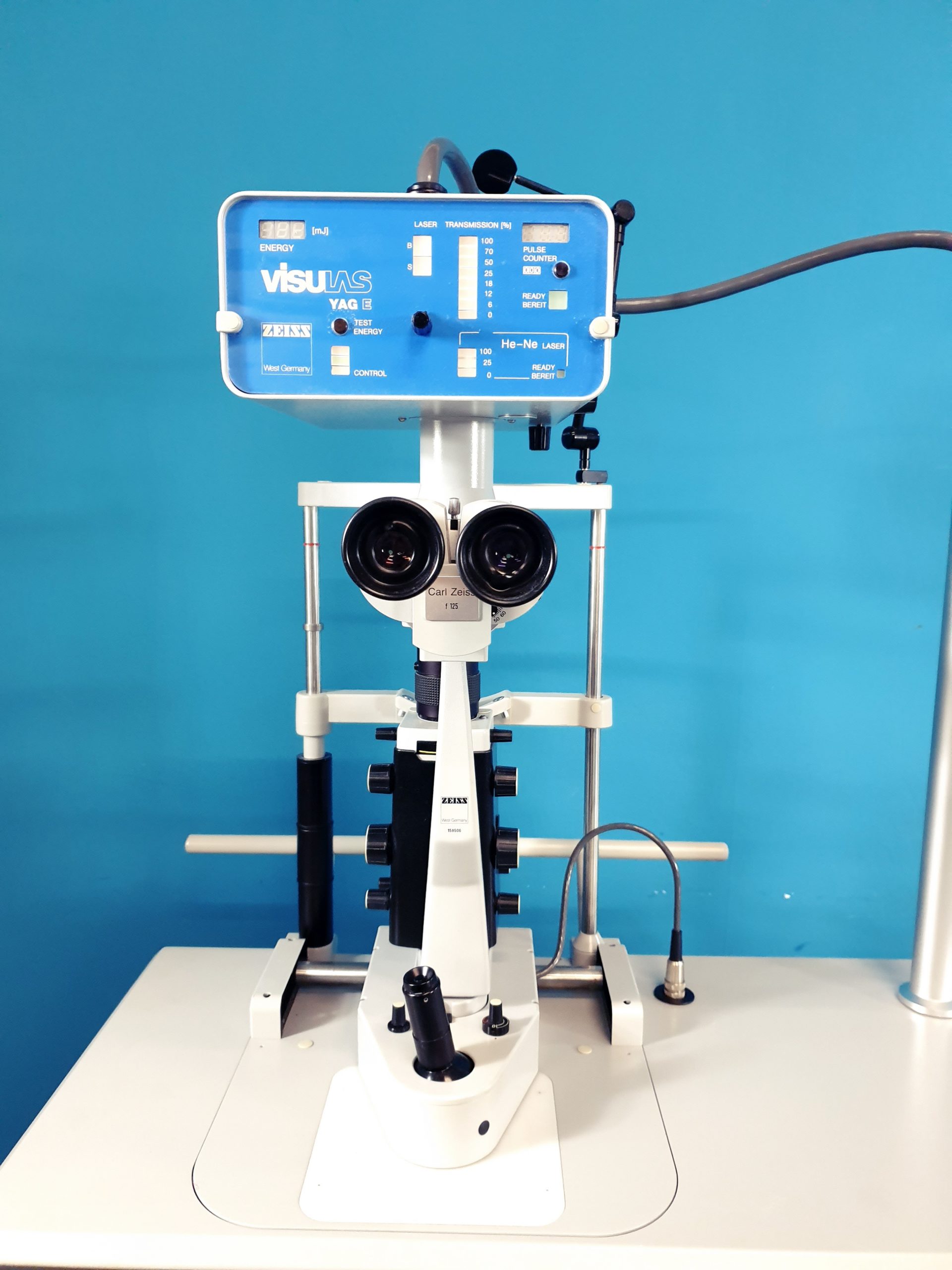 Carl Zeiss Laser VisuLas YAG- E + F125 Spaltlampe thumbnail 2