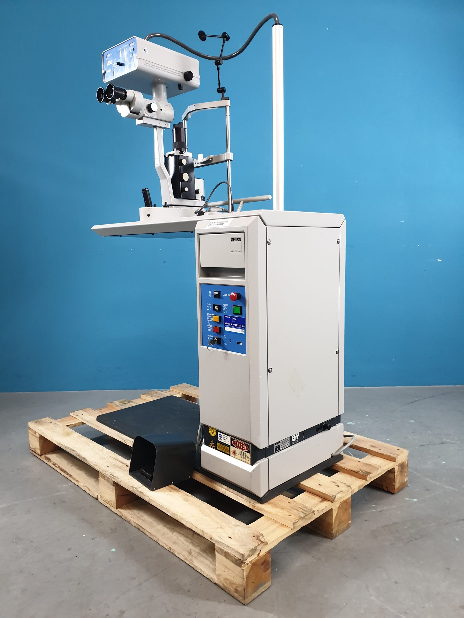 Carl Zeiss Laser VisuLas YAG- E + F125 Spaltlampe thumbnail 8