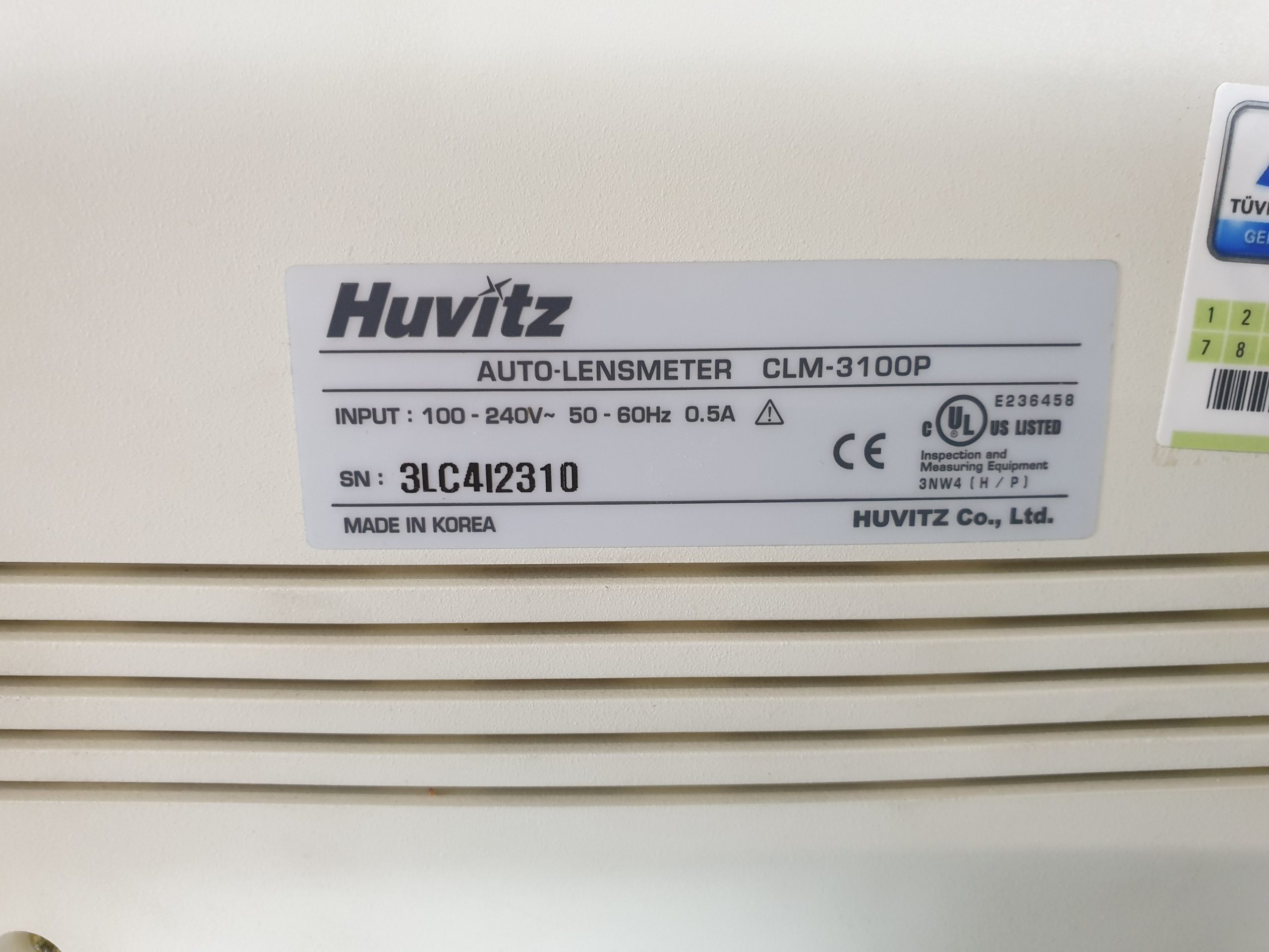 Huvitz CLM 3100P // CLM-3100P – Auto Lensmeter Automatischer Scheitelbrechwertmesser thumbnail 7